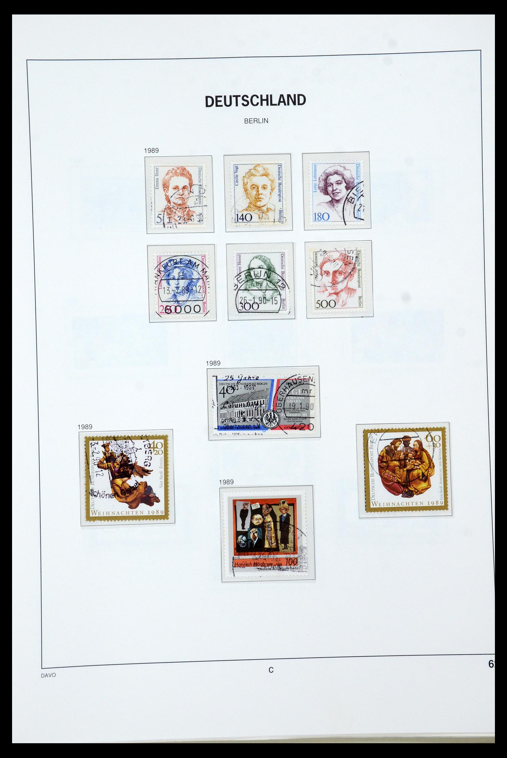 36443 066 - Postzegelverzameling 36443 Berlijn 1948-1990.