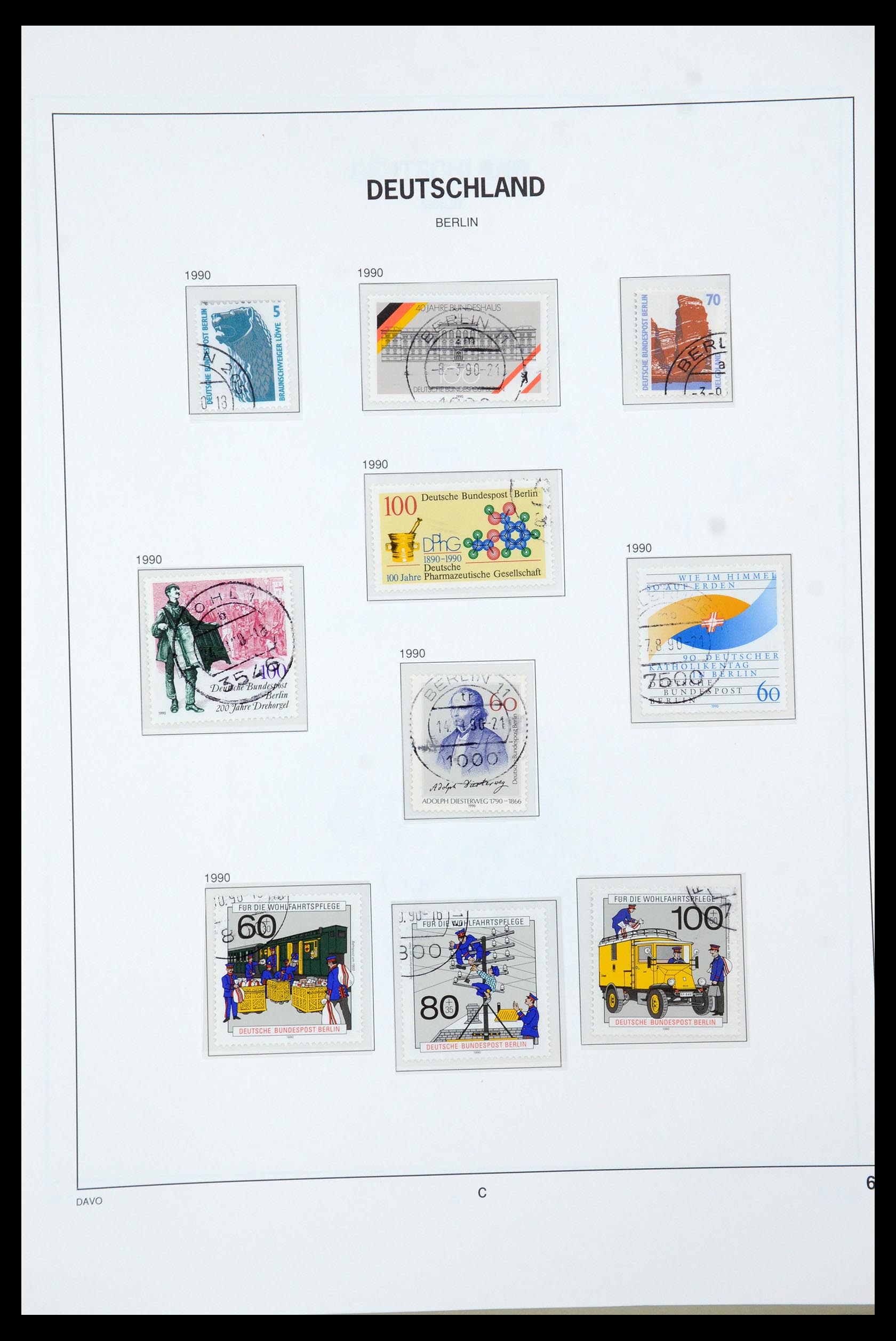36443 068 - Postzegelverzameling 36443 Berlijn 1948-1990.