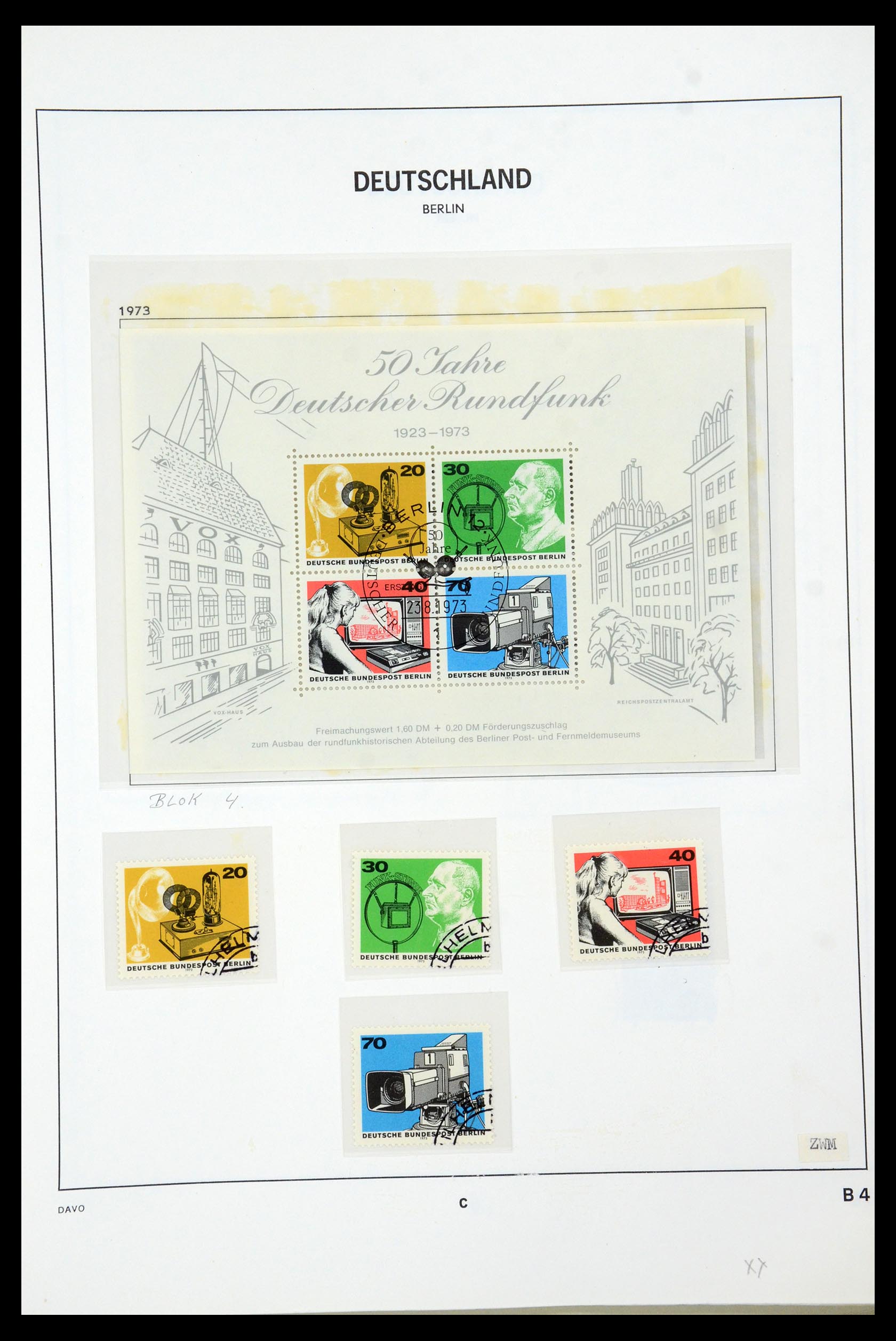 36443 071 - Stamp collection 36443 Berlin 1948-1990.