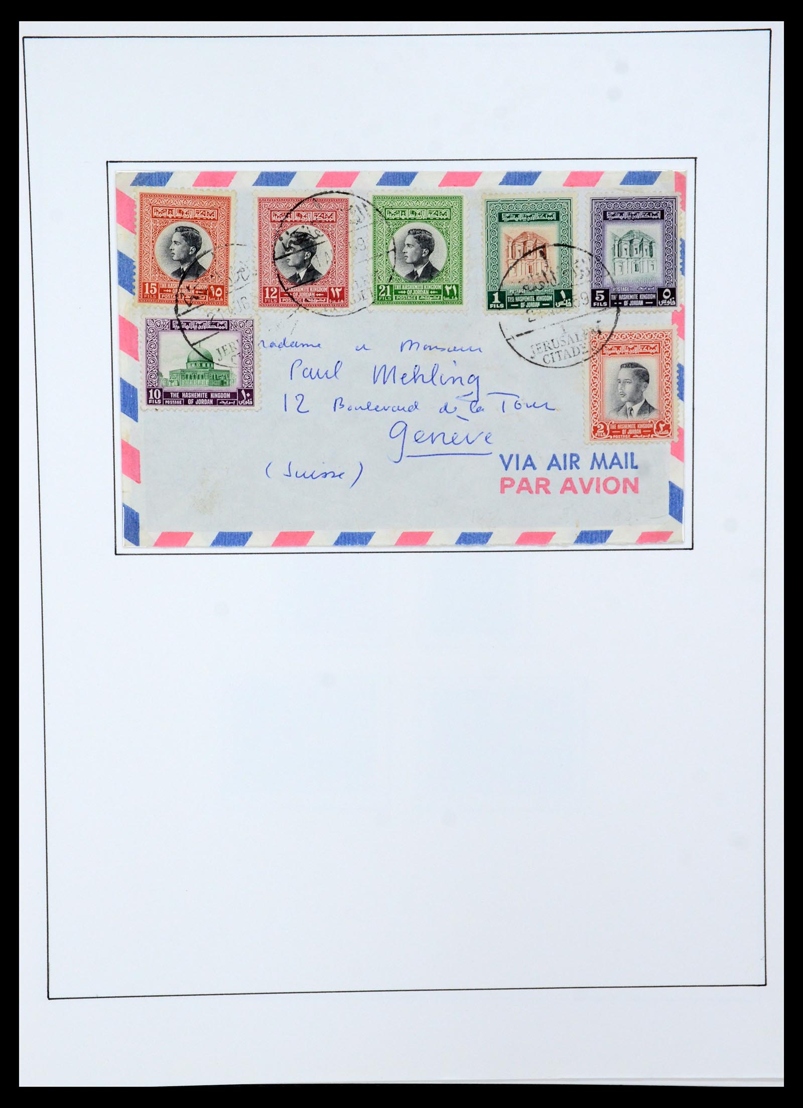36445 011 - Postzegelverzameling 36445 Palestina 1943-1967.