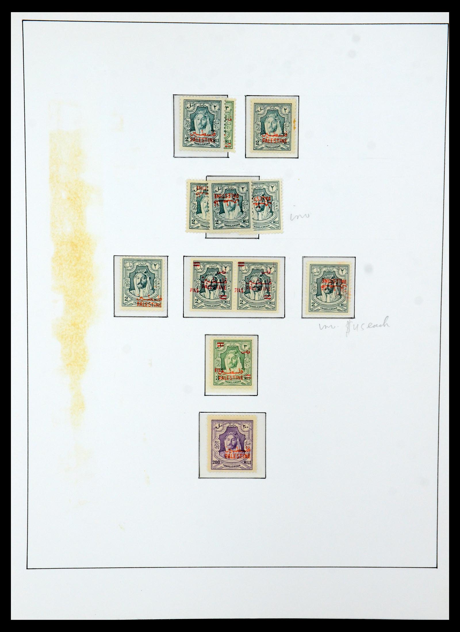 36445 017 - Postzegelverzameling 36445 Palestina 1943-1967.