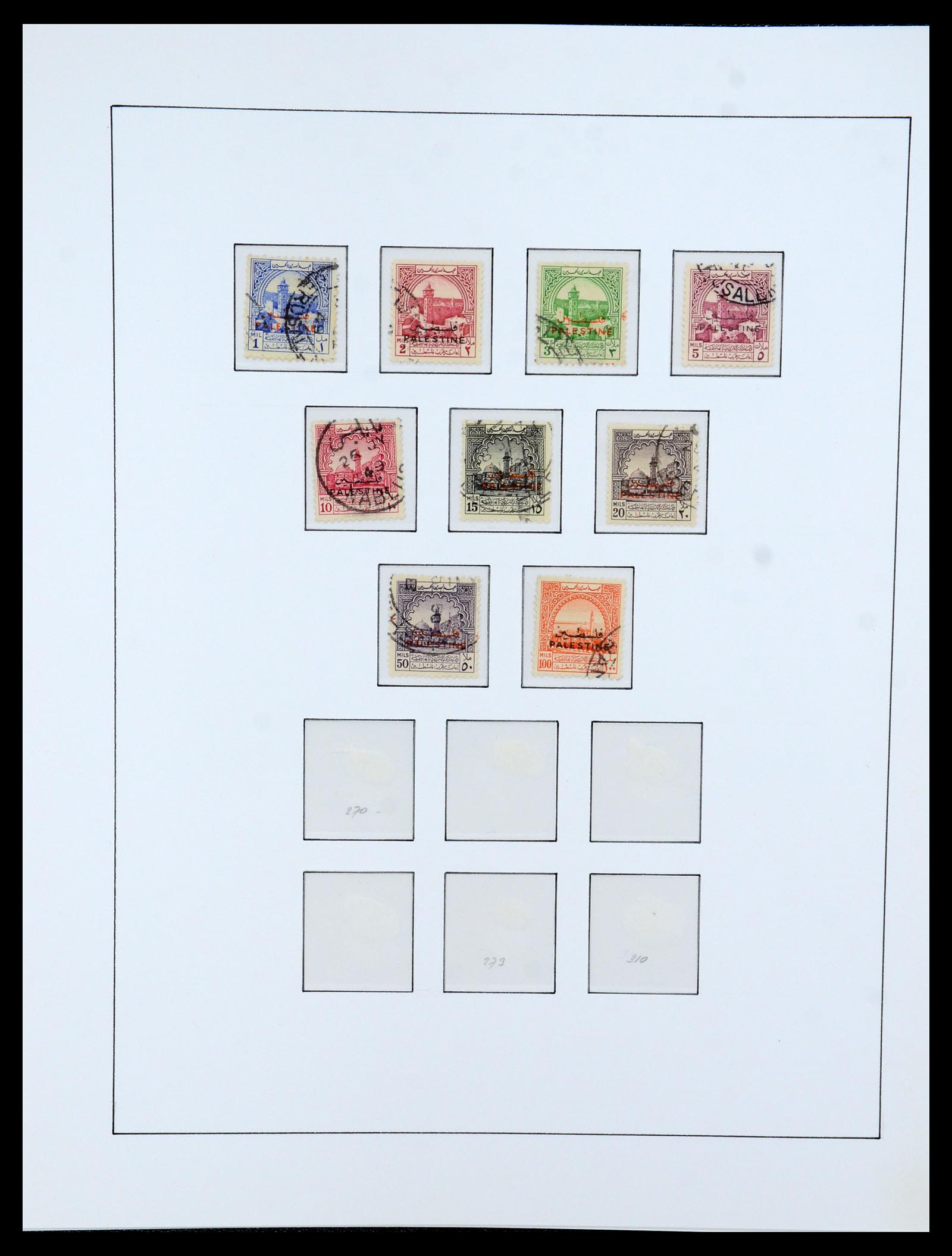 36445 026 - Postzegelverzameling 36445 Palestina 1943-1967.