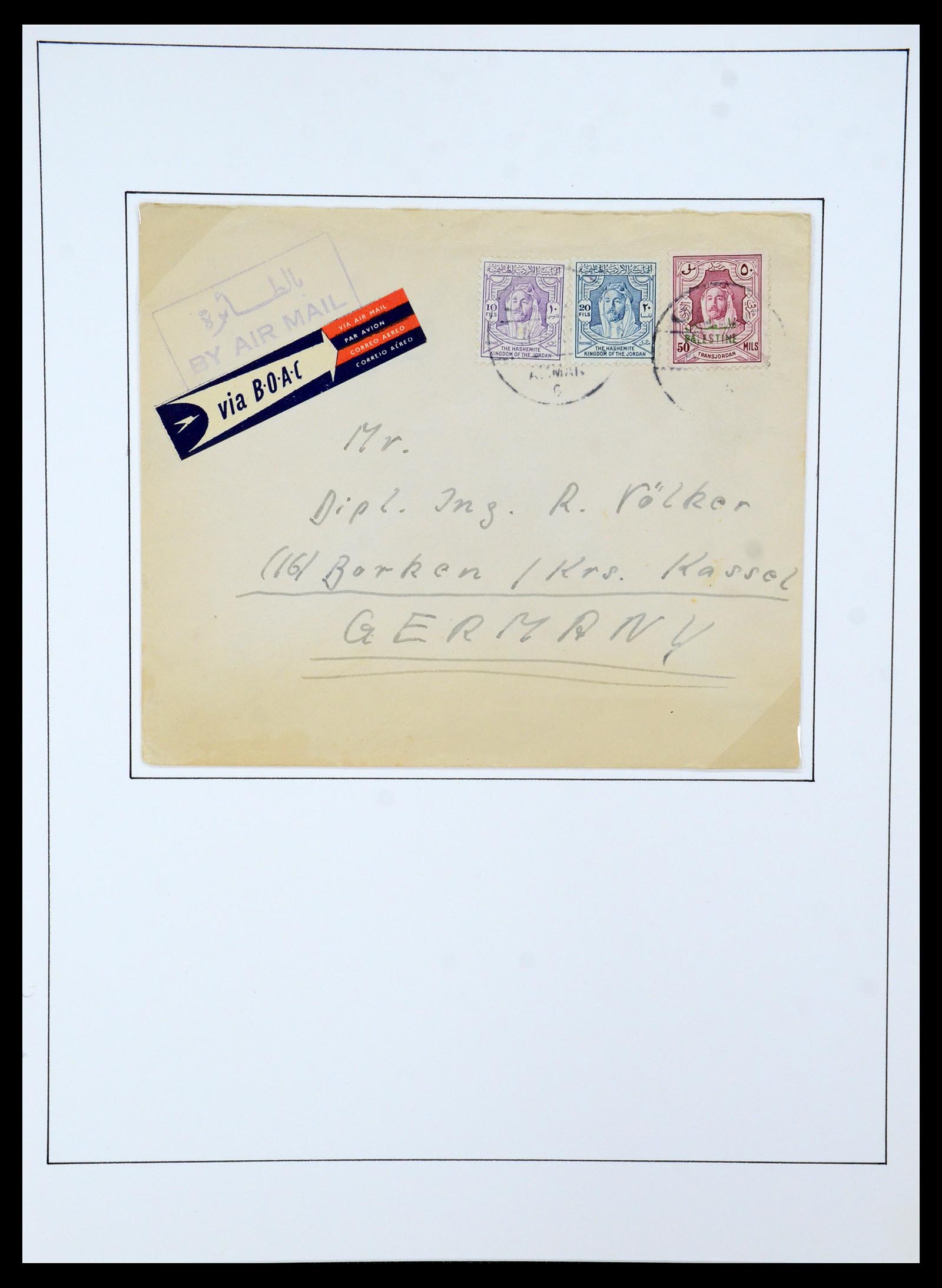 36445 027 - Postzegelverzameling 36445 Palestina 1943-1967.