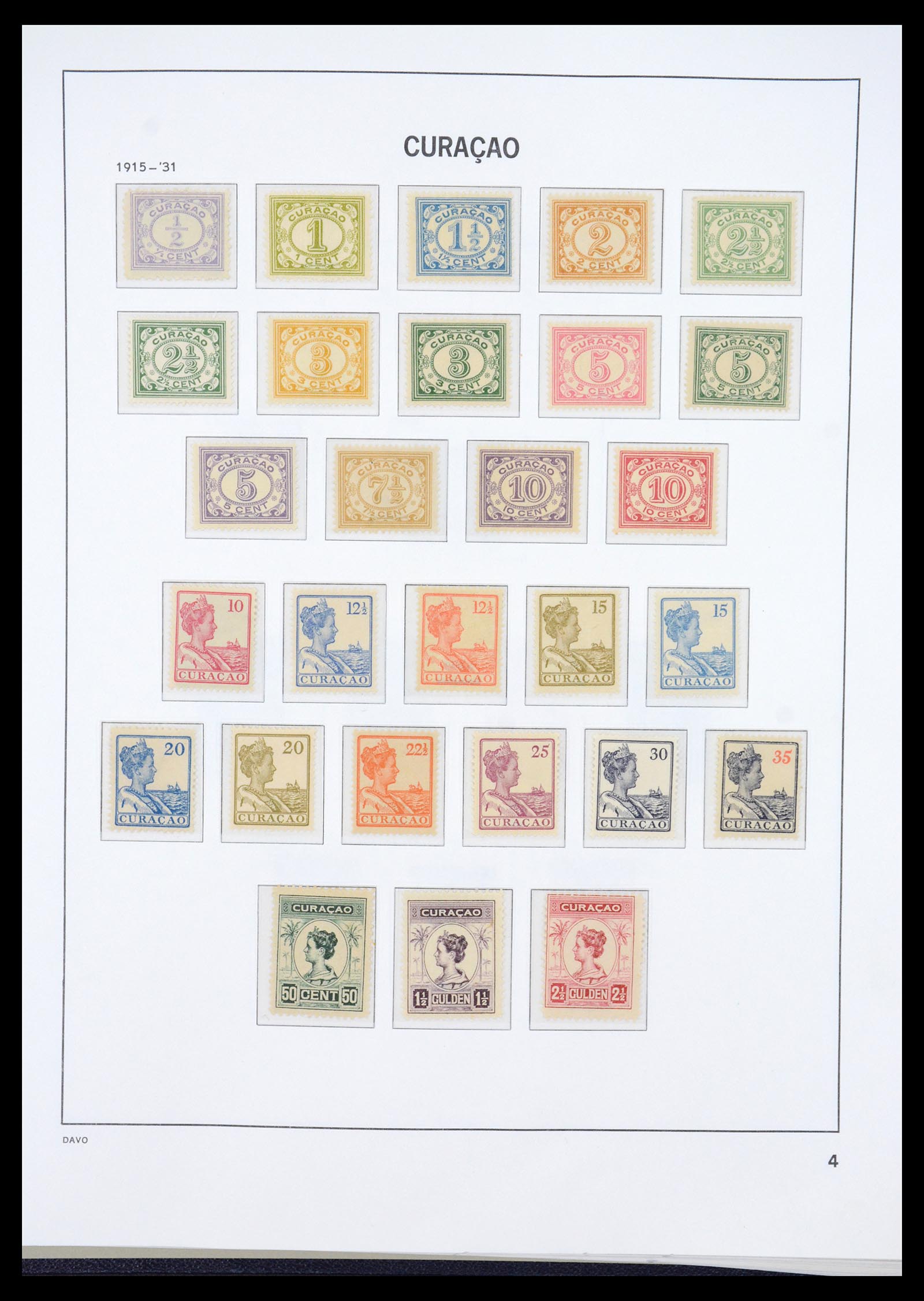 36446 004 - Postzegelverzameling 36446 Curaçao en Nederlandse Antillen 1873-1992.