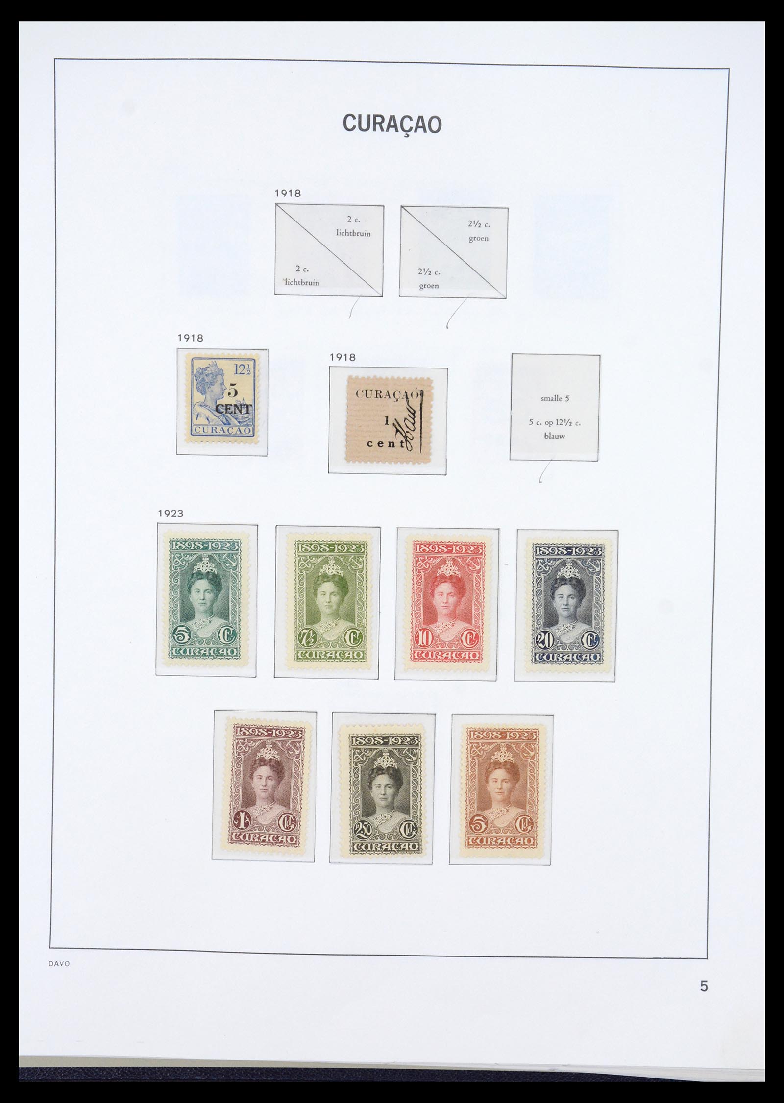 36446 005 - Postzegelverzameling 36446 Curaçao en Nederlandse Antillen 1873-1992.