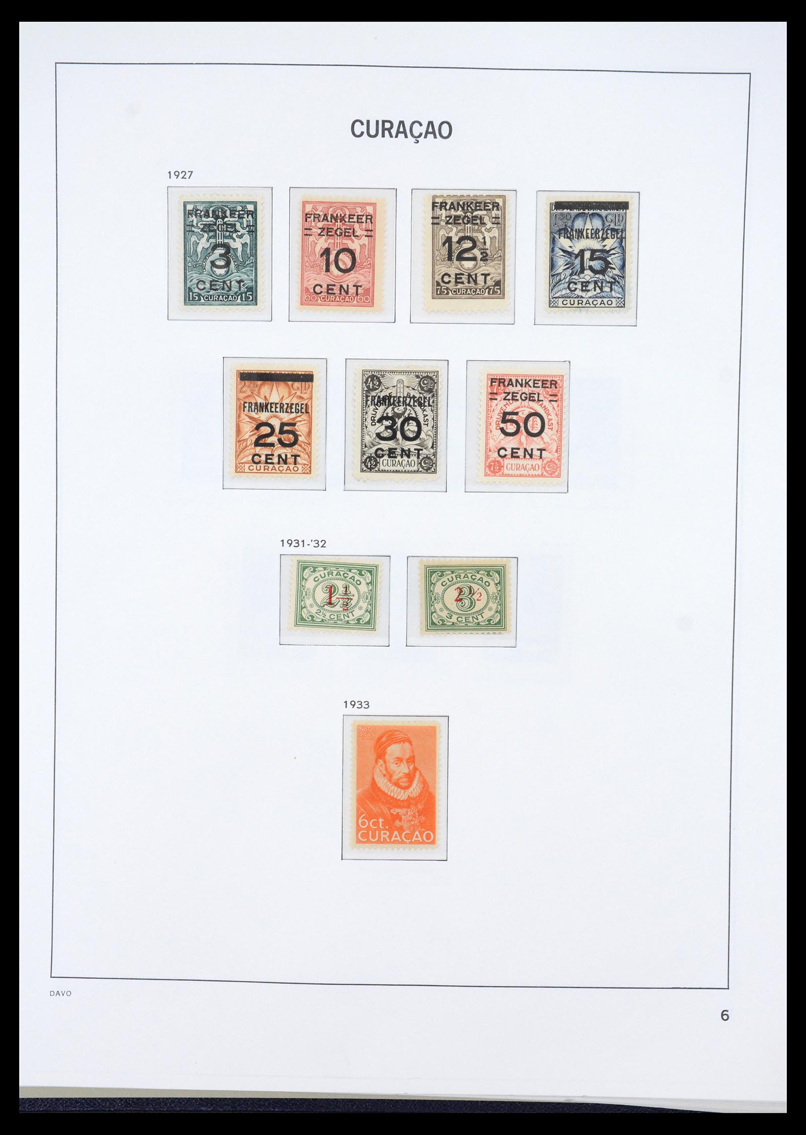 36446 006 - Postzegelverzameling 36446 Curaçao en Nederlandse Antillen 1873-1992.