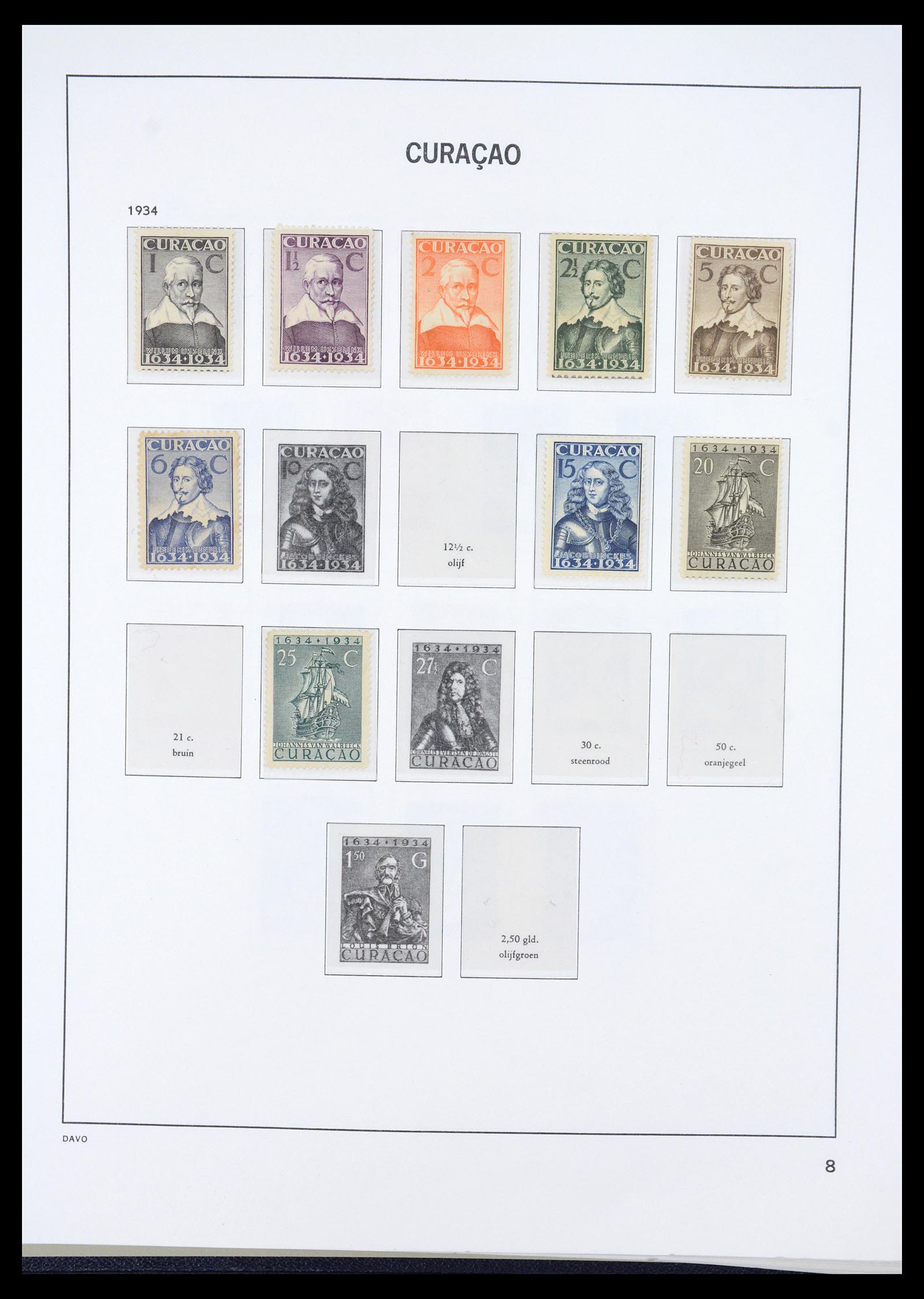 36446 008 - Postzegelverzameling 36446 Curaçao en Nederlandse Antillen 1873-1992.