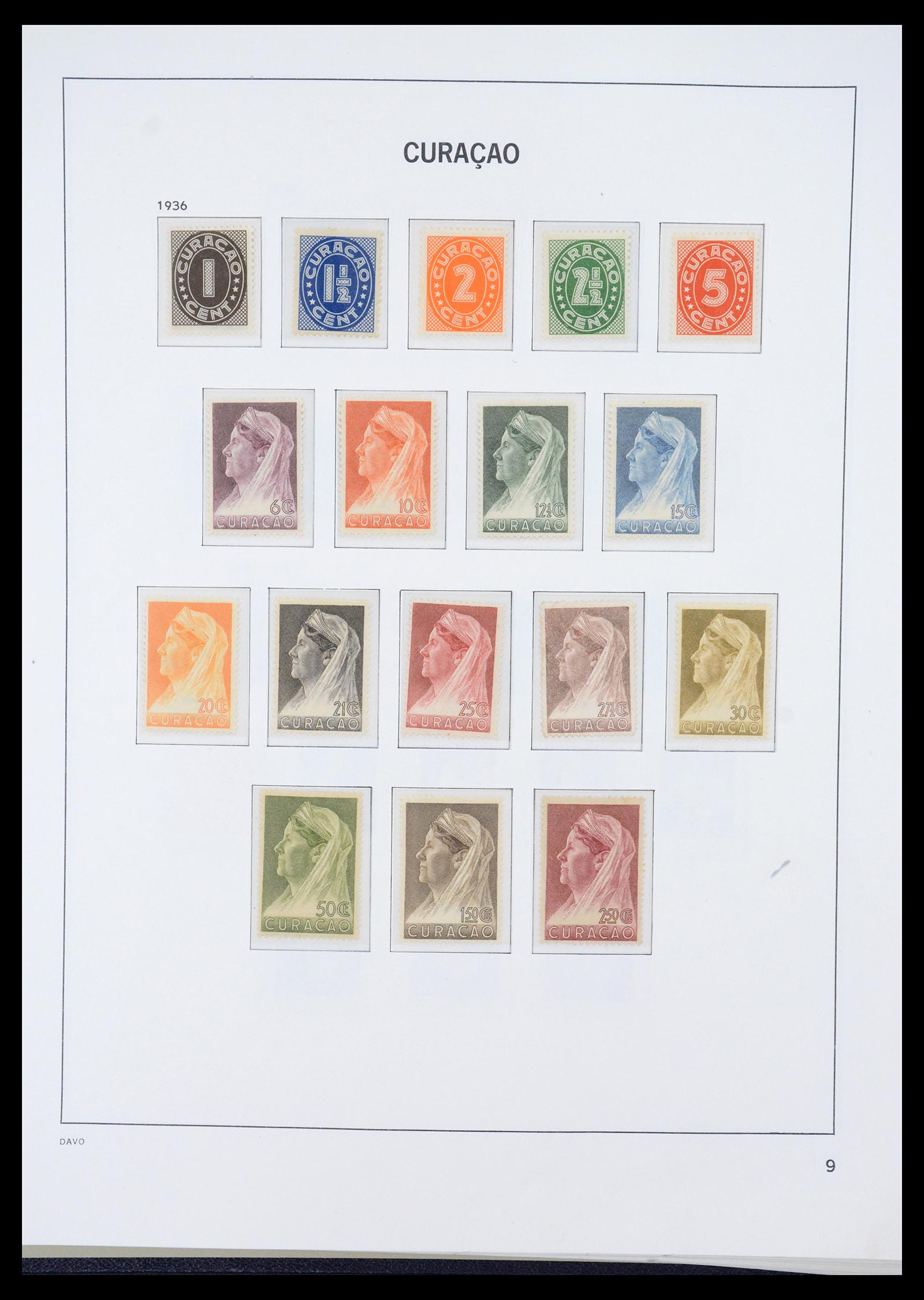 36446 009 - Postzegelverzameling 36446 Curaçao en Nederlandse Antillen 1873-1992.