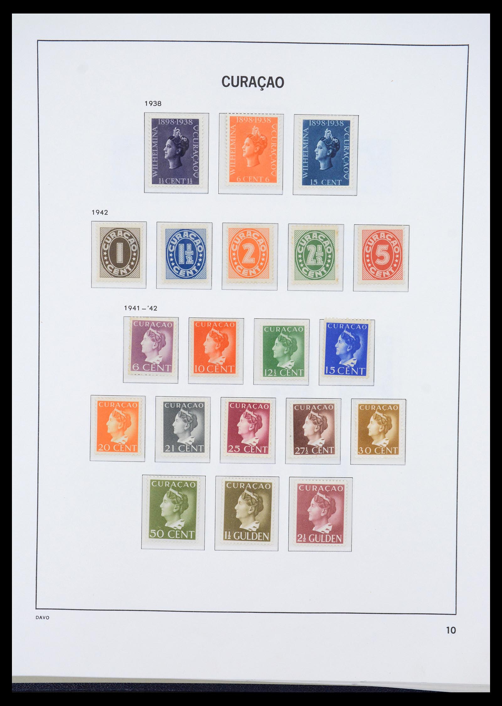 36446 010 - Postzegelverzameling 36446 Curaçao en Nederlandse Antillen 1873-1992.