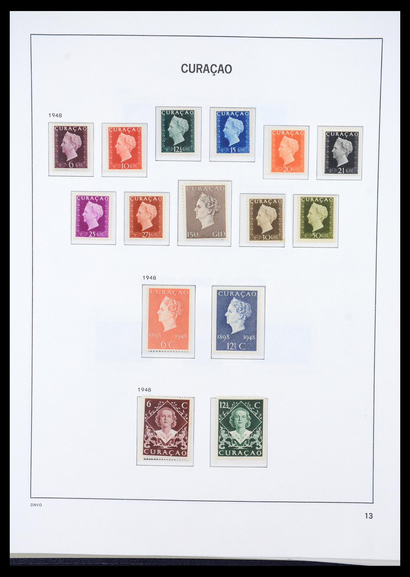 36446 013 - Postzegelverzameling 36446 Curaçao en Nederlandse Antillen 1873-1992.