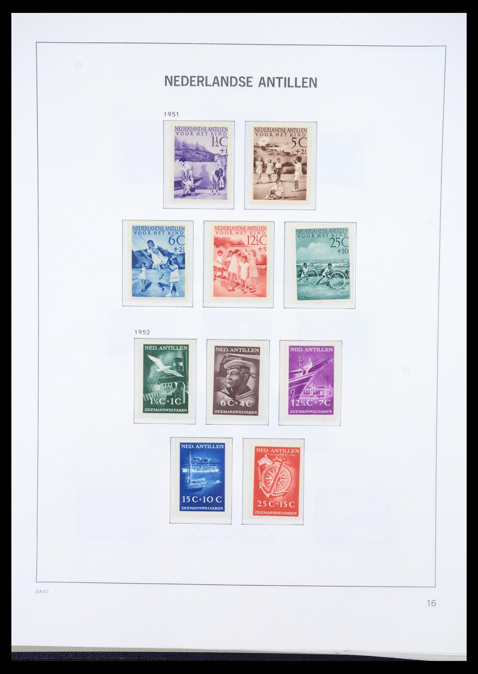 36446 016 - Stamp collection 36446 Curaçao and Netherlands Antilles 1873-1992.