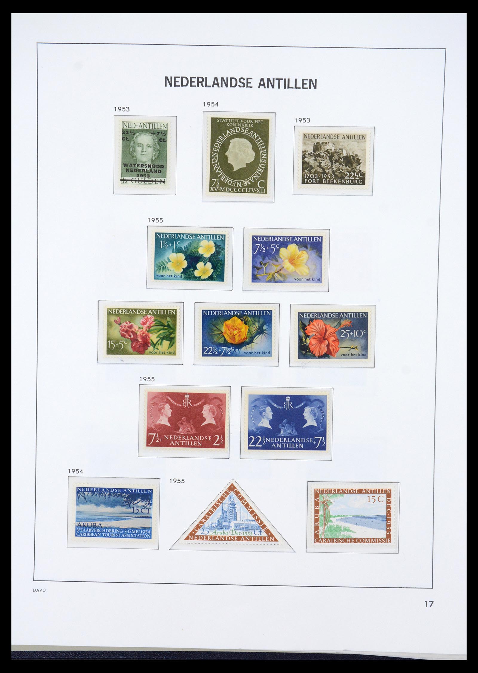36446 017 - Postzegelverzameling 36446 Curaçao en Nederlandse Antillen 1873-1992.