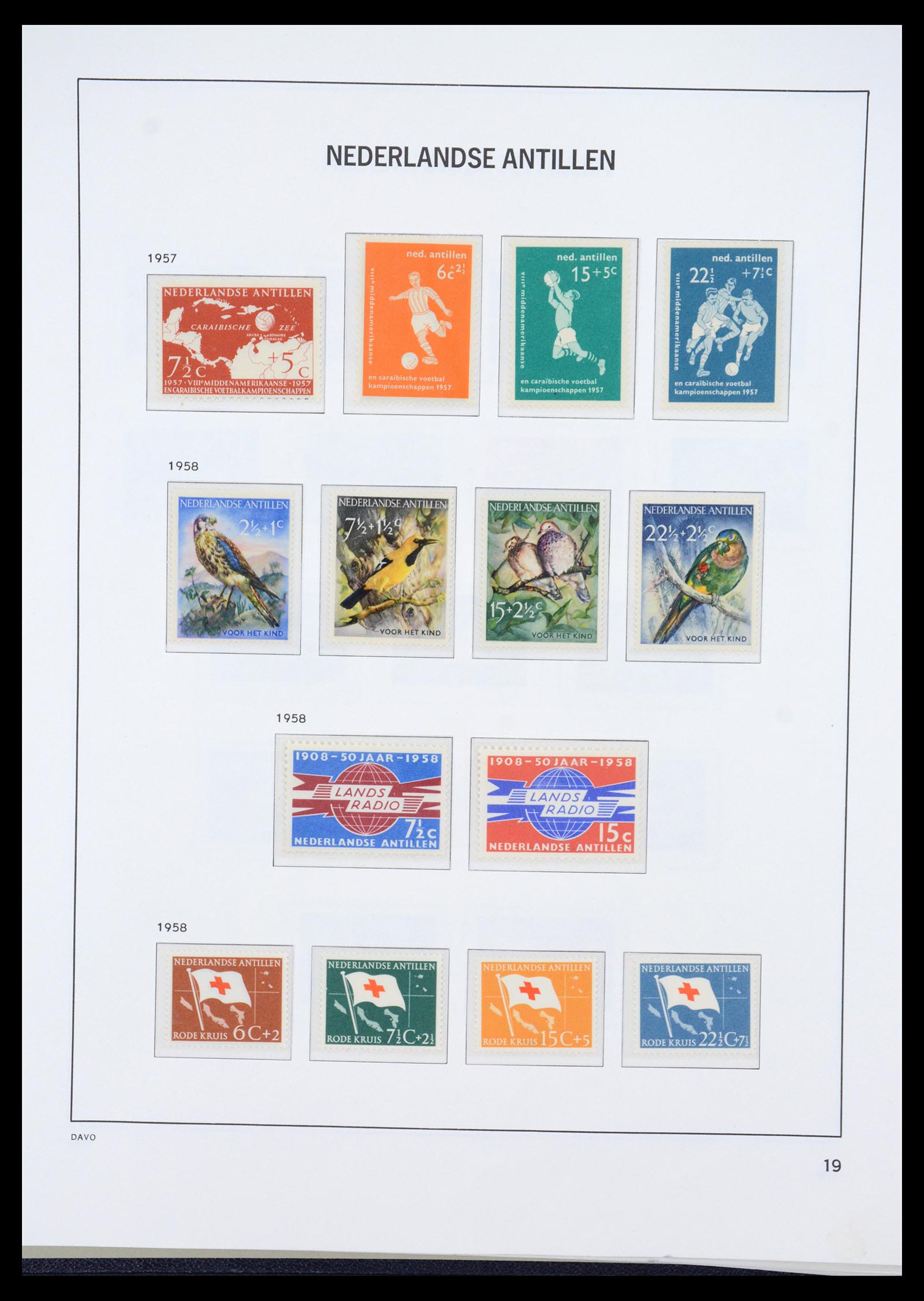 36446 019 - Postzegelverzameling 36446 Curaçao en Nederlandse Antillen 1873-1992.