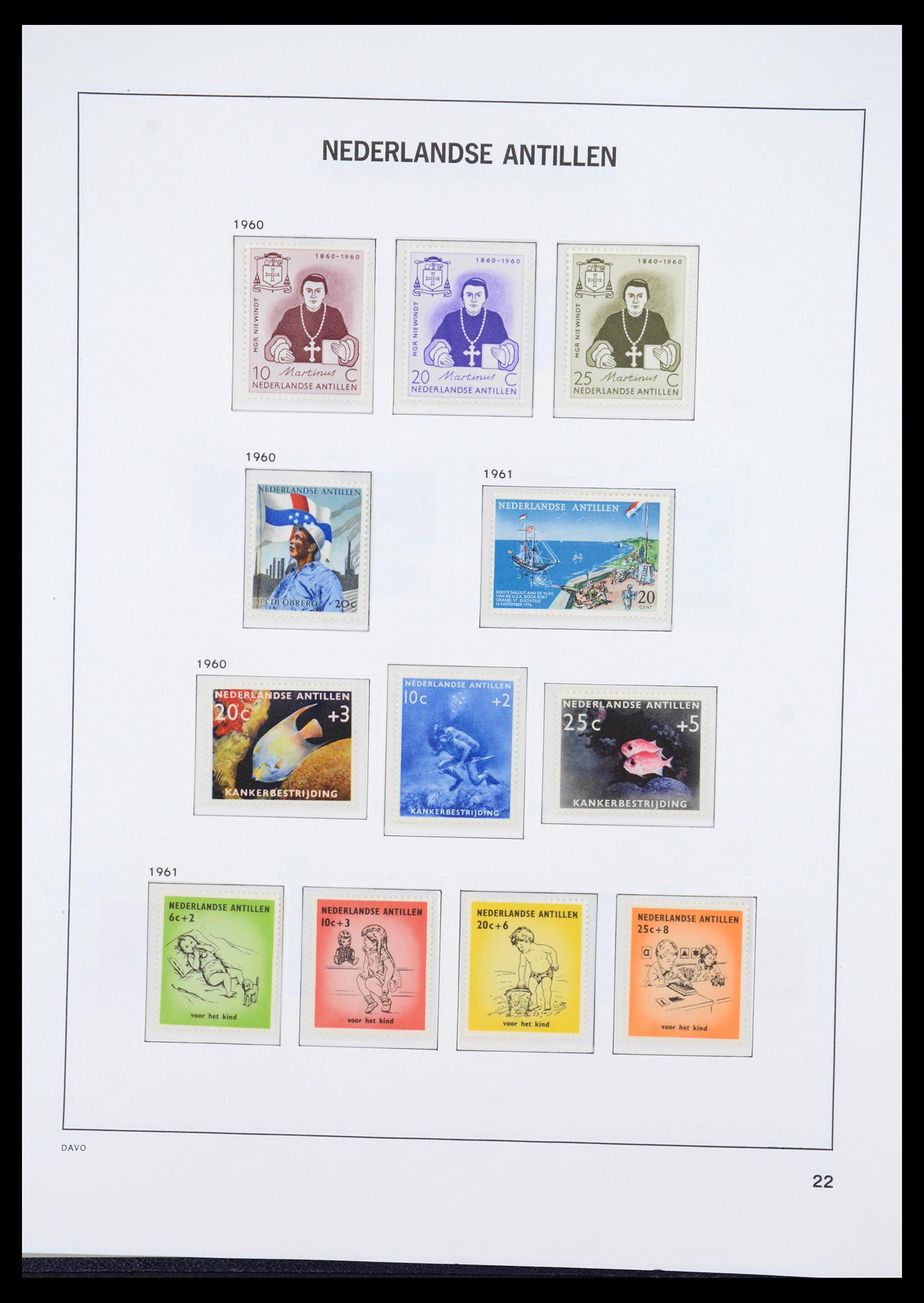 36446 022 - Stamp collection 36446 Curaçao and Netherlands Antilles 1873-1992.