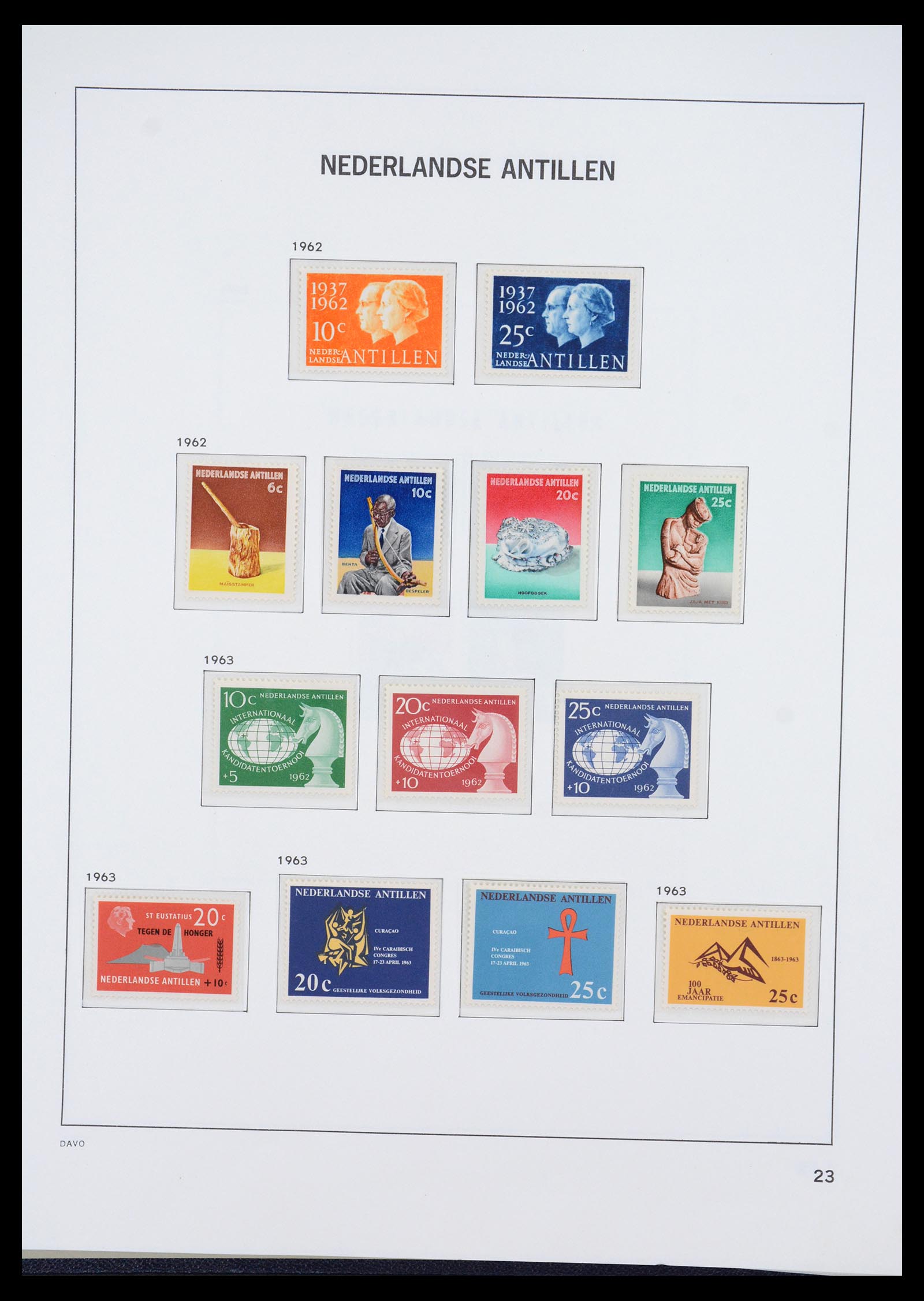 36446 023 - Stamp collection 36446 Curaçao and Netherlands Antilles 1873-1992.