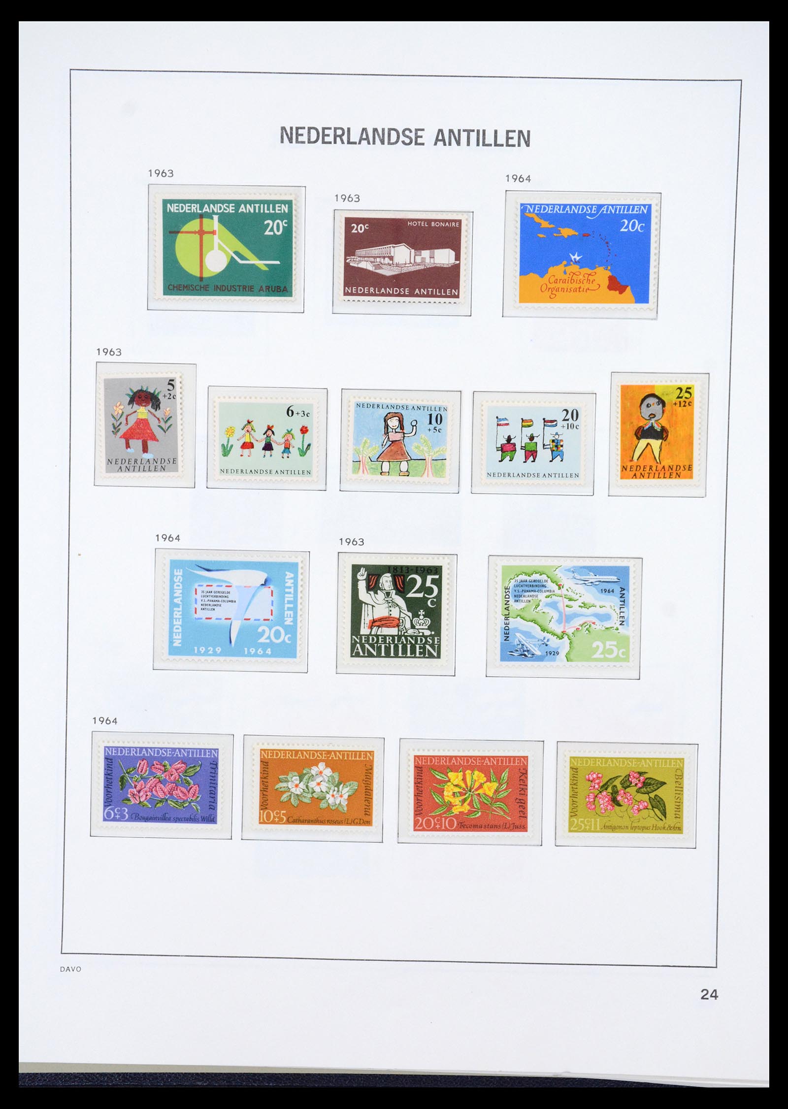 36446 025 - Stamp collection 36446 Curaçao and Netherlands Antilles 1873-1992.