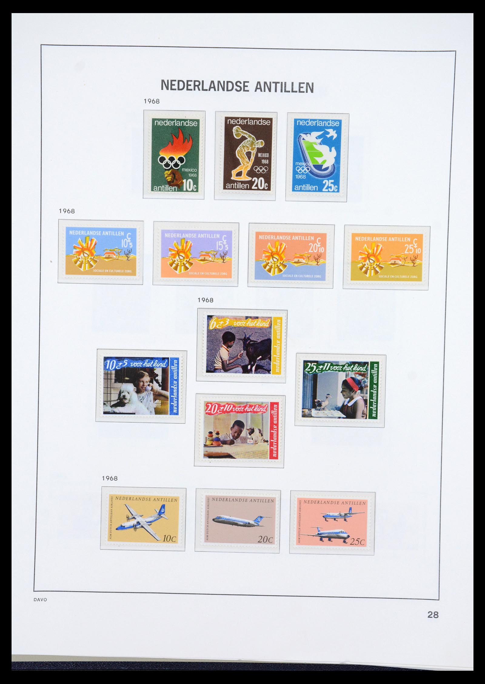 36446 029 - Stamp collection 36446 Curaçao and Netherlands Antilles 1873-1992.