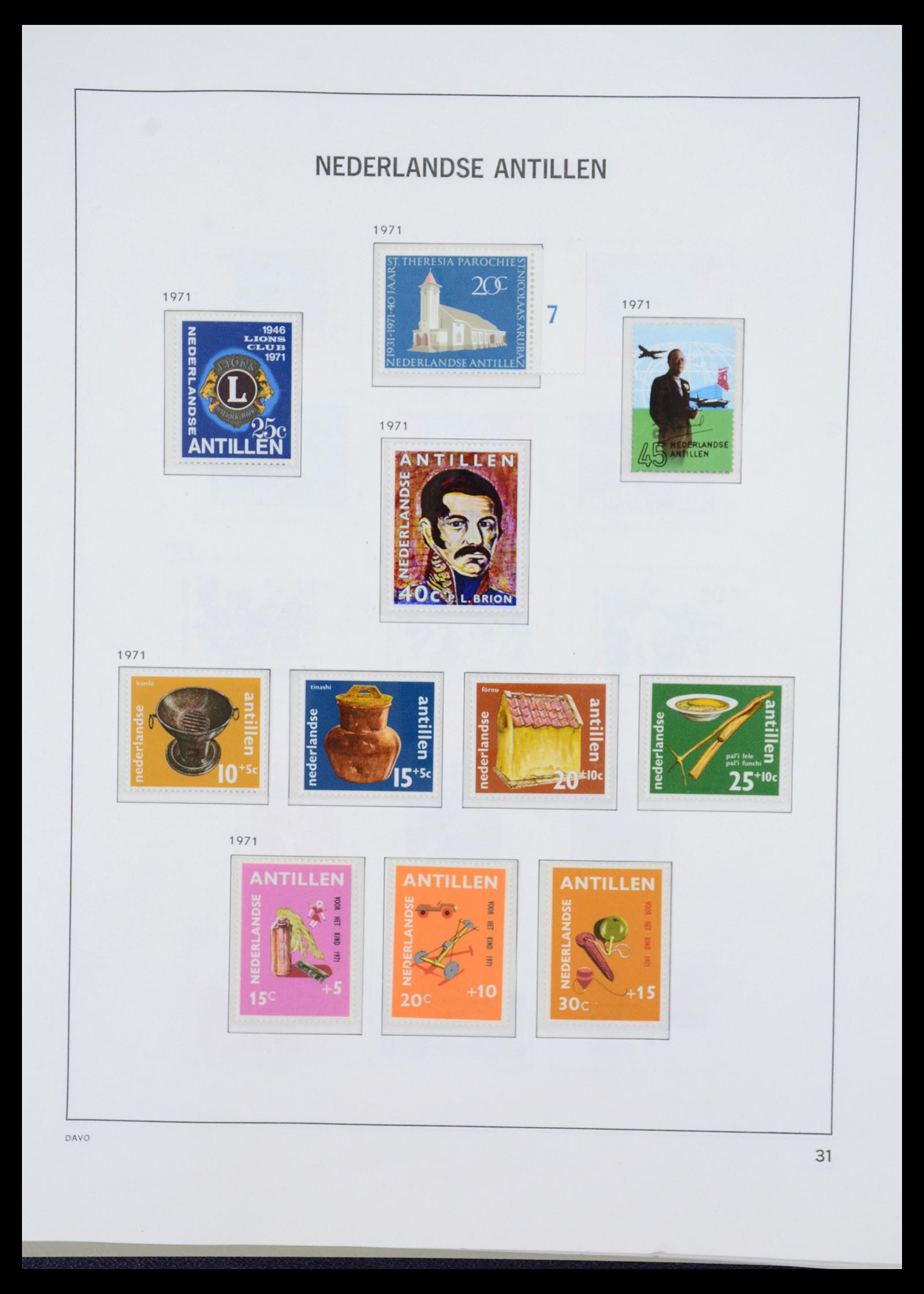 36446 032 - Stamp collection 36446 Curaçao and Netherlands Antilles 1873-1992.