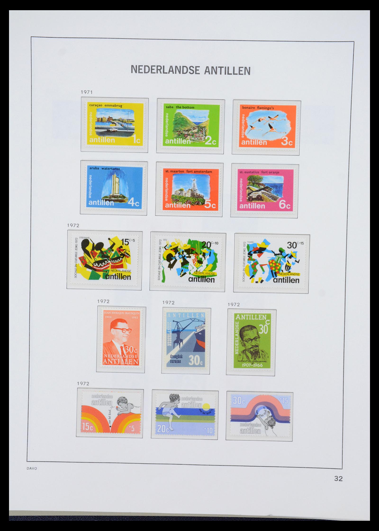 36446 033 - Stamp collection 36446 Curaçao and Netherlands Antilles 1873-1992.