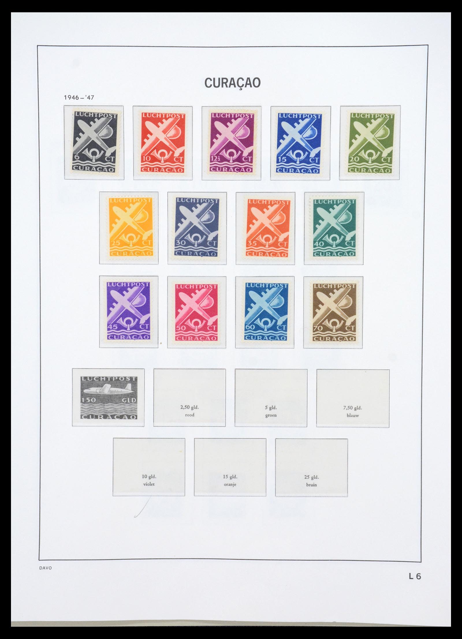 36446 042 - Postzegelverzameling 36446 Curaçao en Nederlandse Antillen 1873-1992.