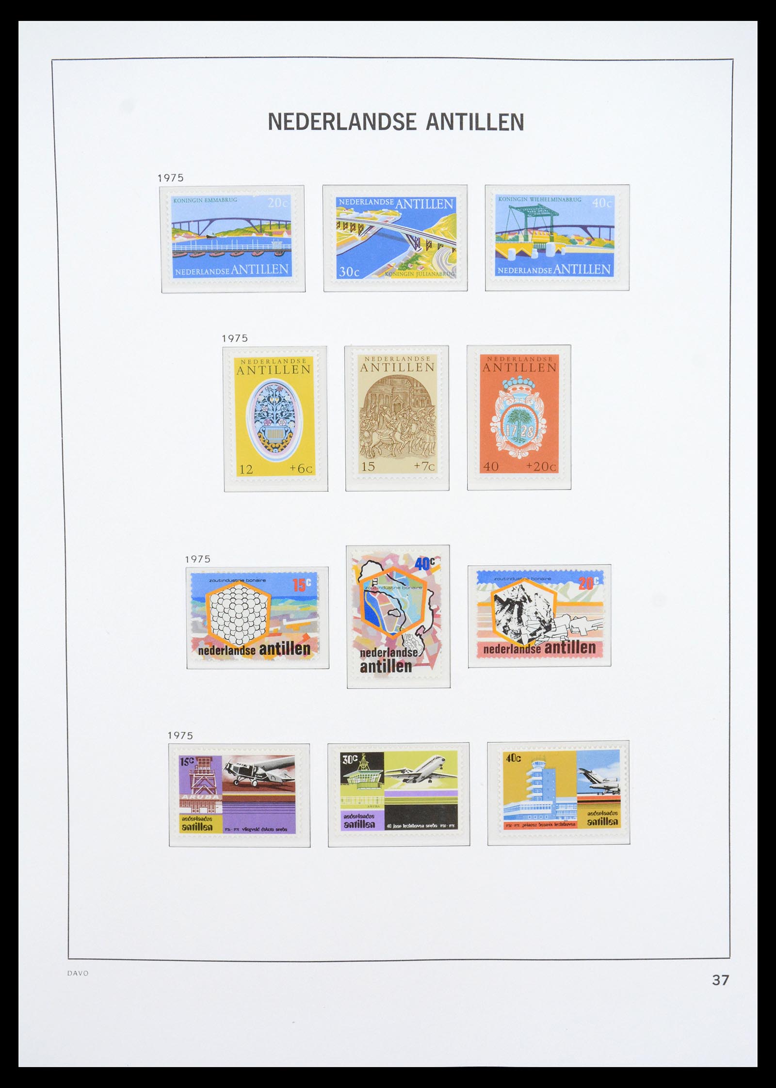 36446 046 - Postzegelverzameling 36446 Curaçao en Nederlandse Antillen 1873-1992.
