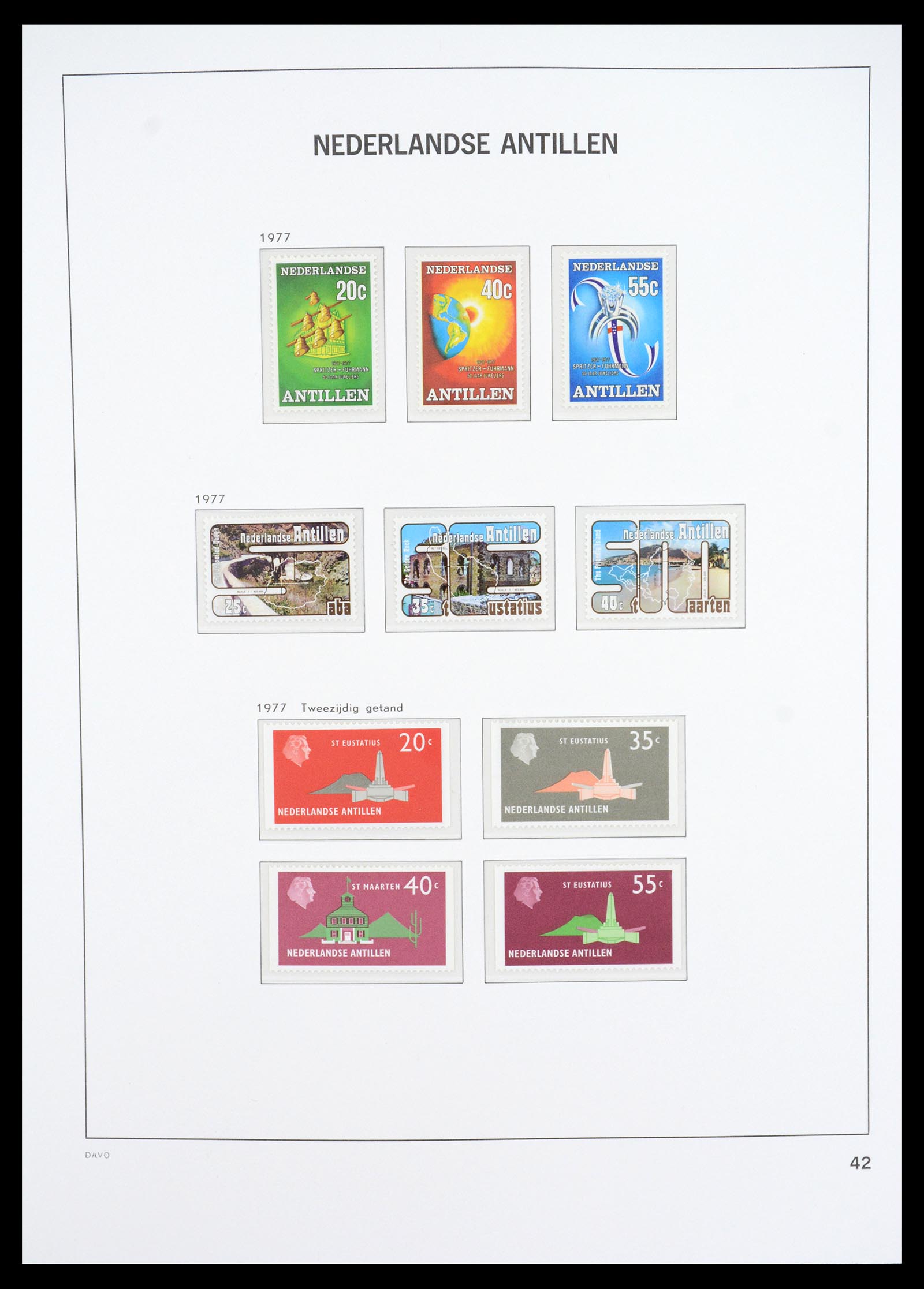 36446 051 - Postzegelverzameling 36446 Curaçao en Nederlandse Antillen 1873-1992.