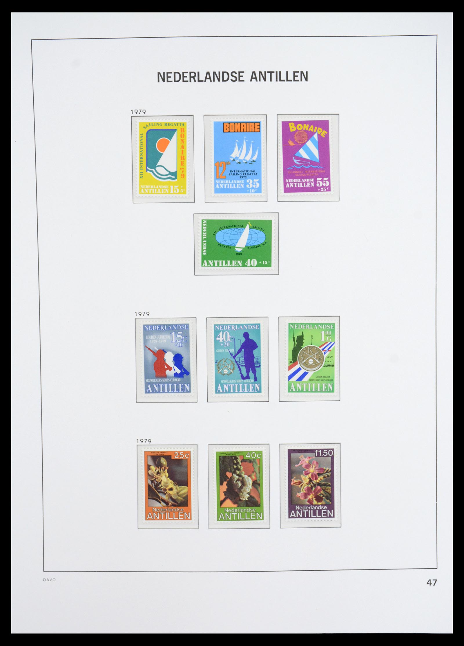 36446 058 - Postzegelverzameling 36446 Curaçao en Nederlandse Antillen 1873-1992.