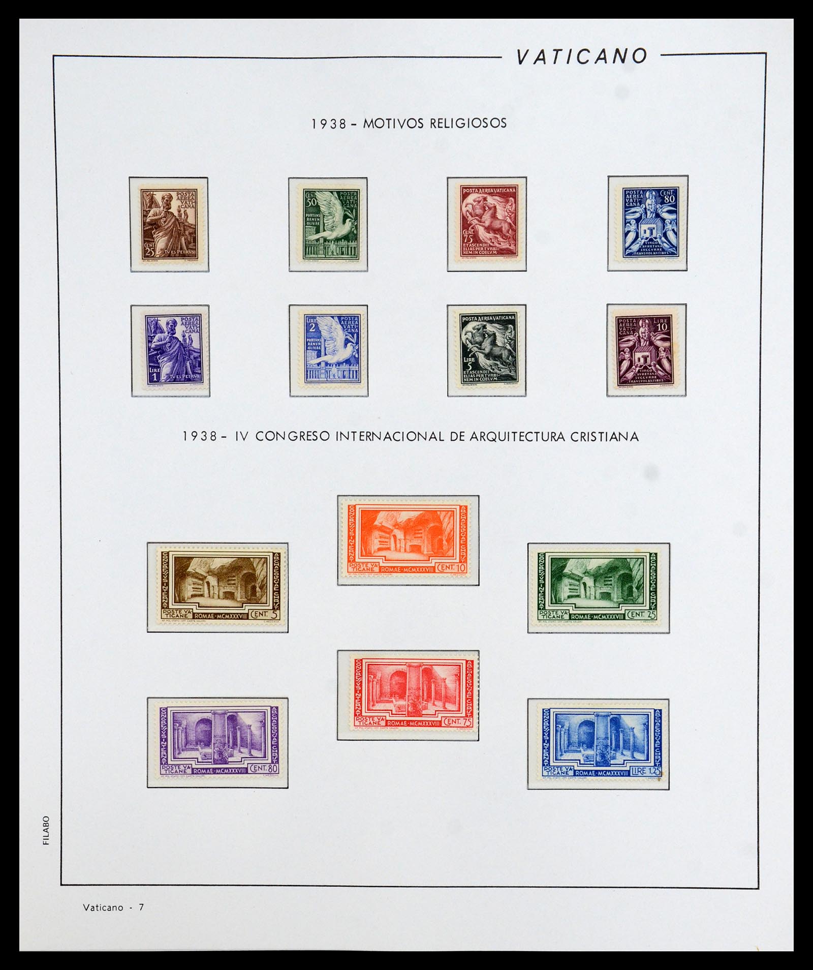 36447 007 - Postzegelverzameling 36447 Vaticaan 1852-1985.