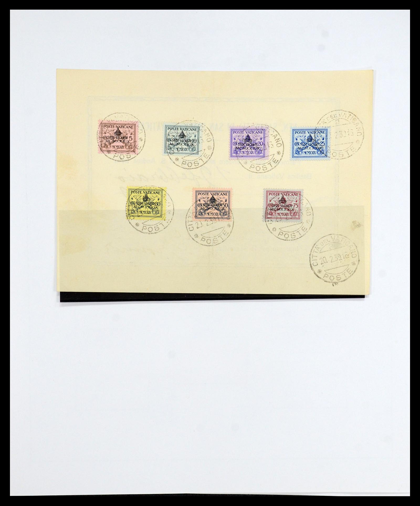 36447 008 - Postzegelverzameling 36447 Vaticaan 1852-1985.
