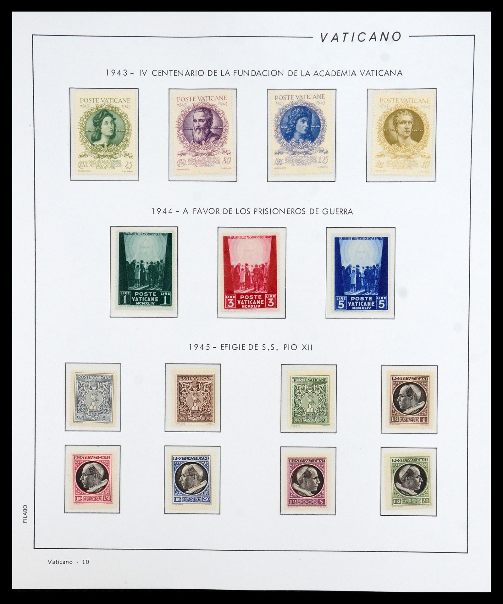 36447 011 - Postzegelverzameling 36447 Vaticaan 1852-1985.