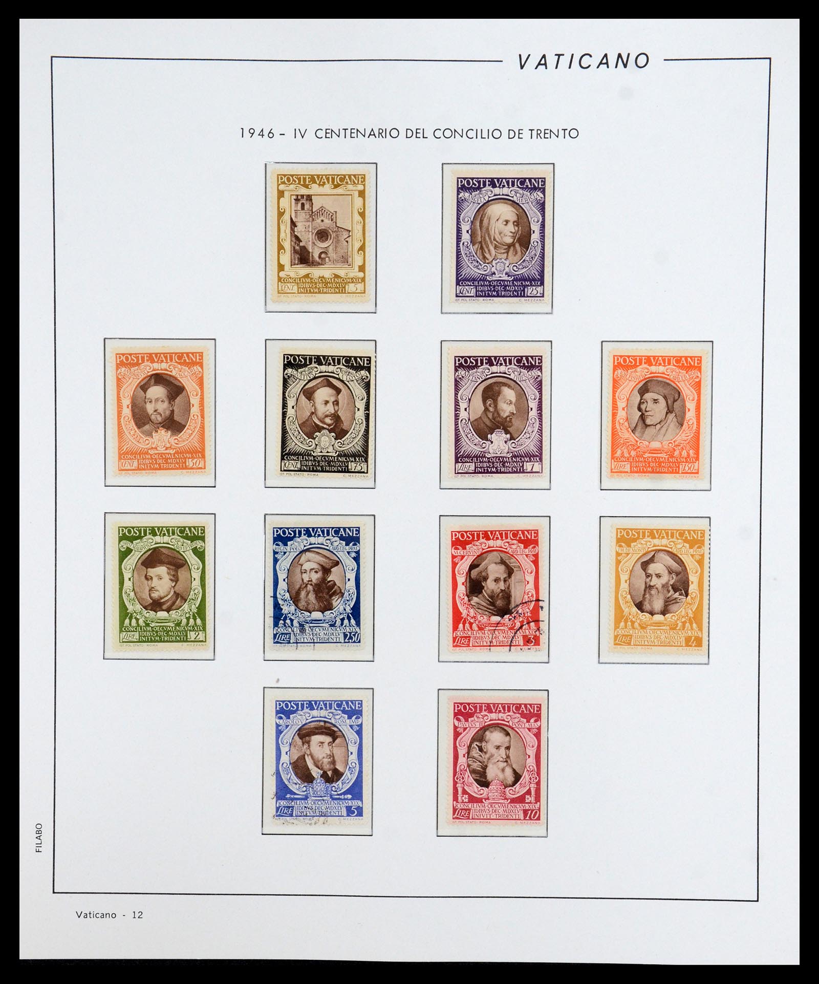 36447 013 - Postzegelverzameling 36447 Vaticaan 1852-1985.