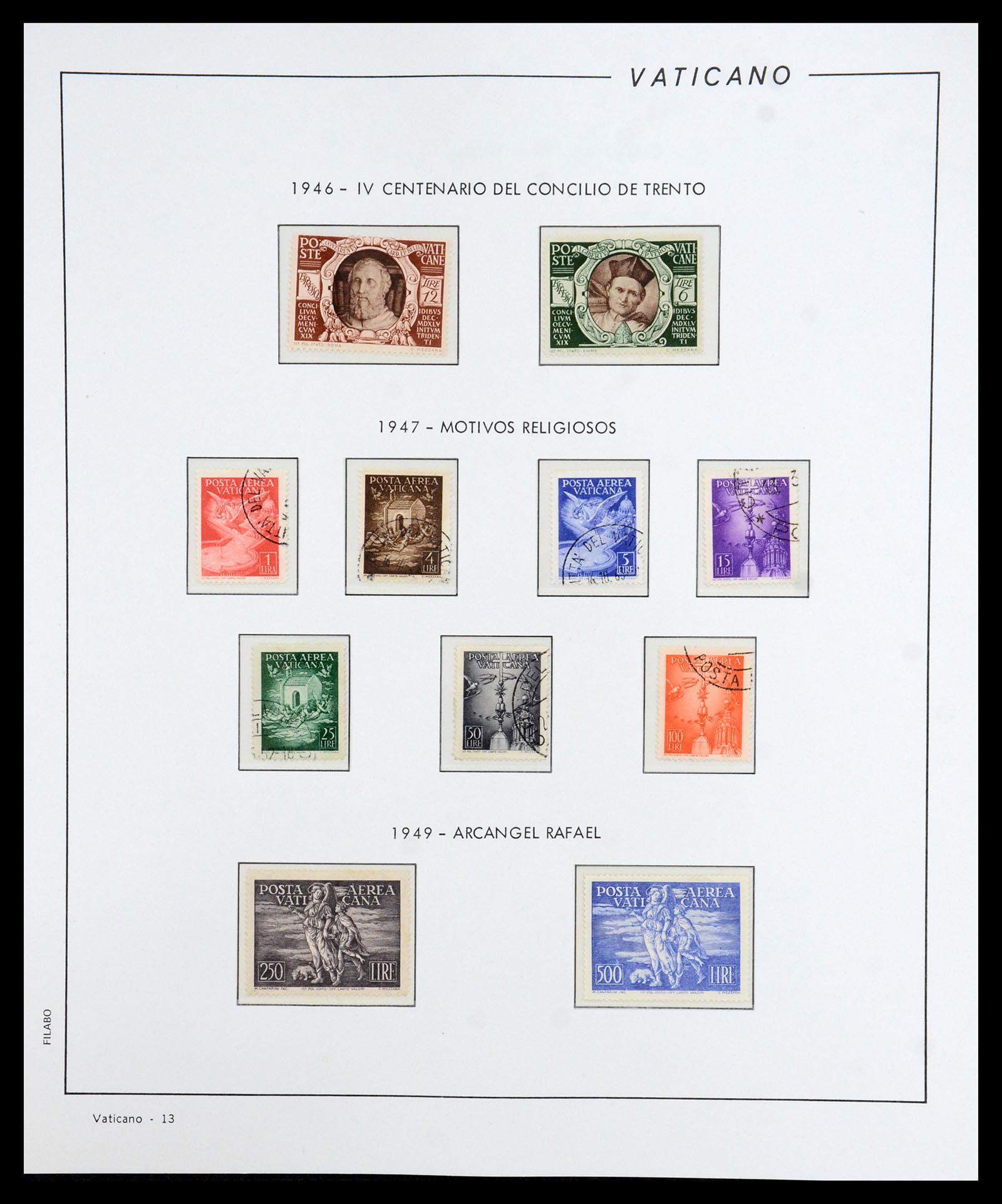 36447 014 - Postzegelverzameling 36447 Vaticaan 1852-1985.
