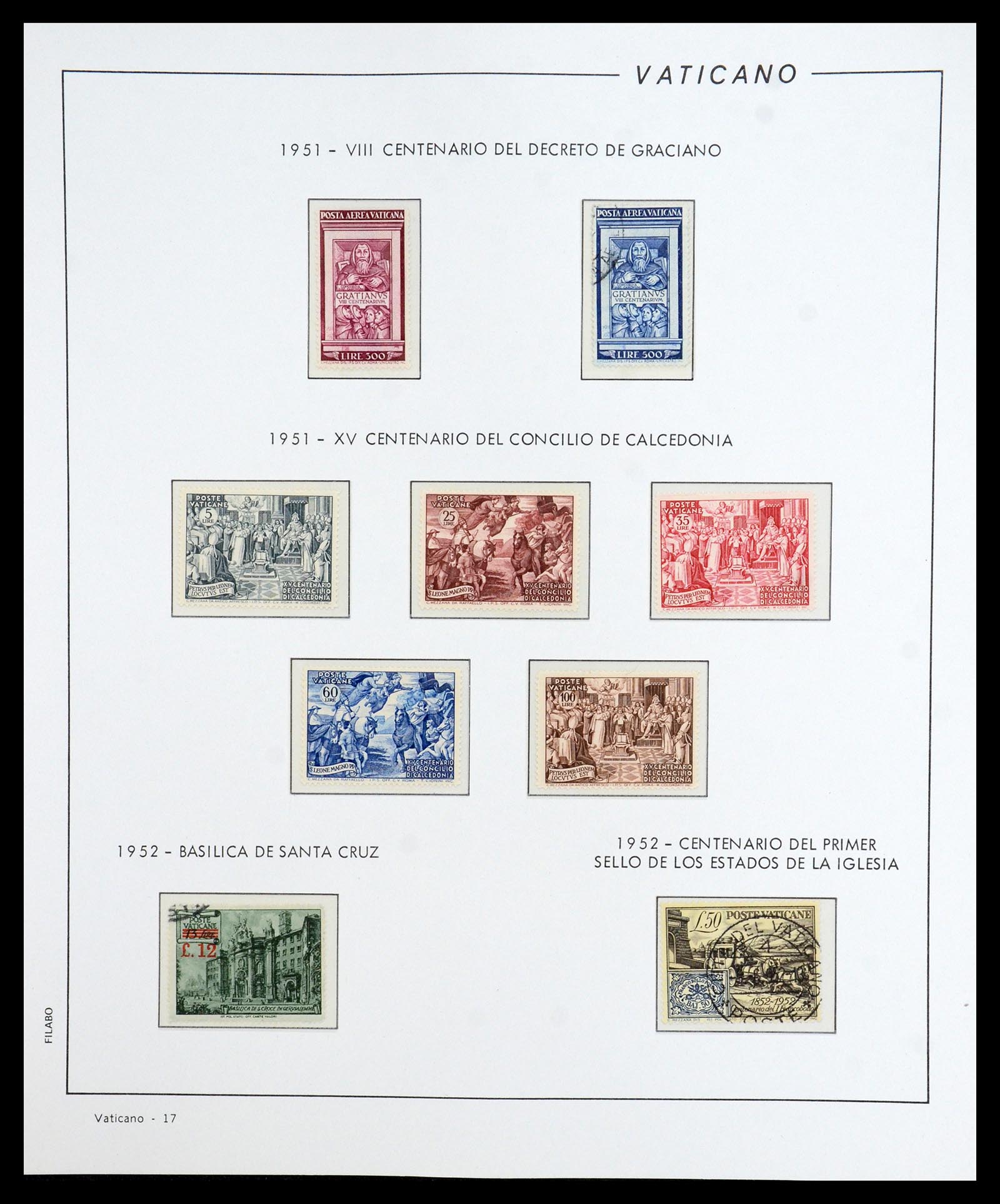 36447 018 - Postzegelverzameling 36447 Vaticaan 1852-1985.