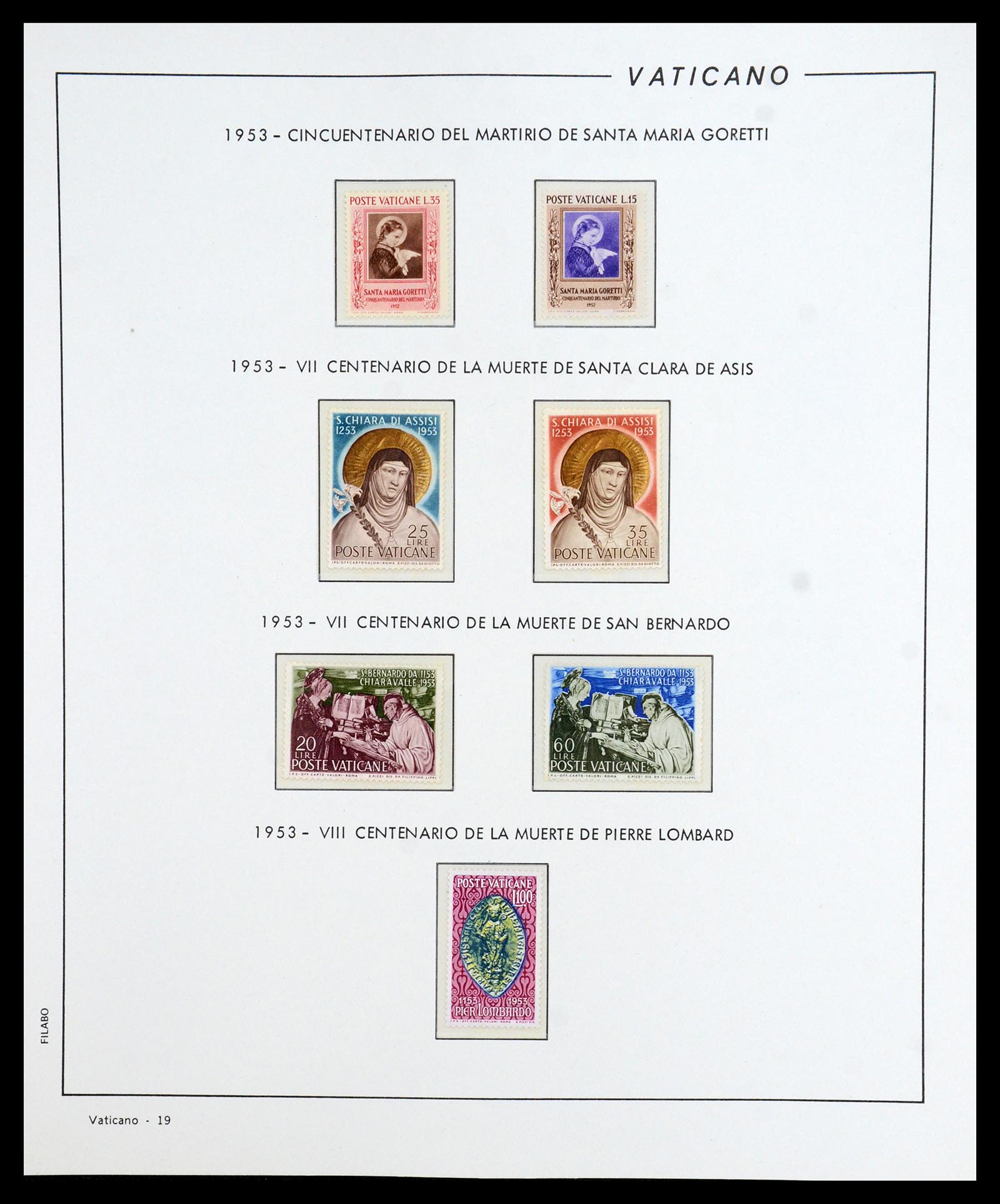 36447 020 - Postzegelverzameling 36447 Vaticaan 1852-1985.