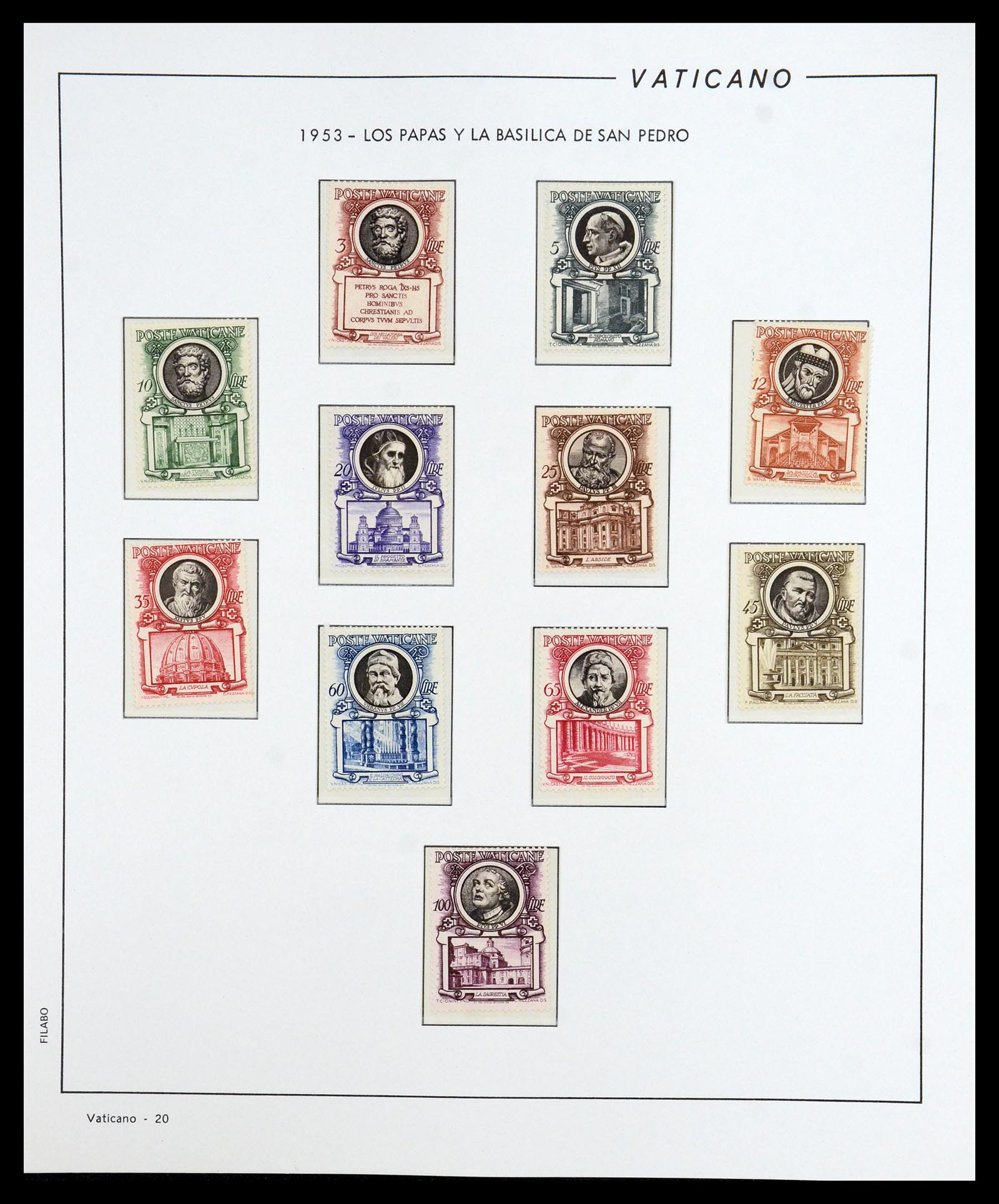 36447 021 - Postzegelverzameling 36447 Vaticaan 1852-1985.