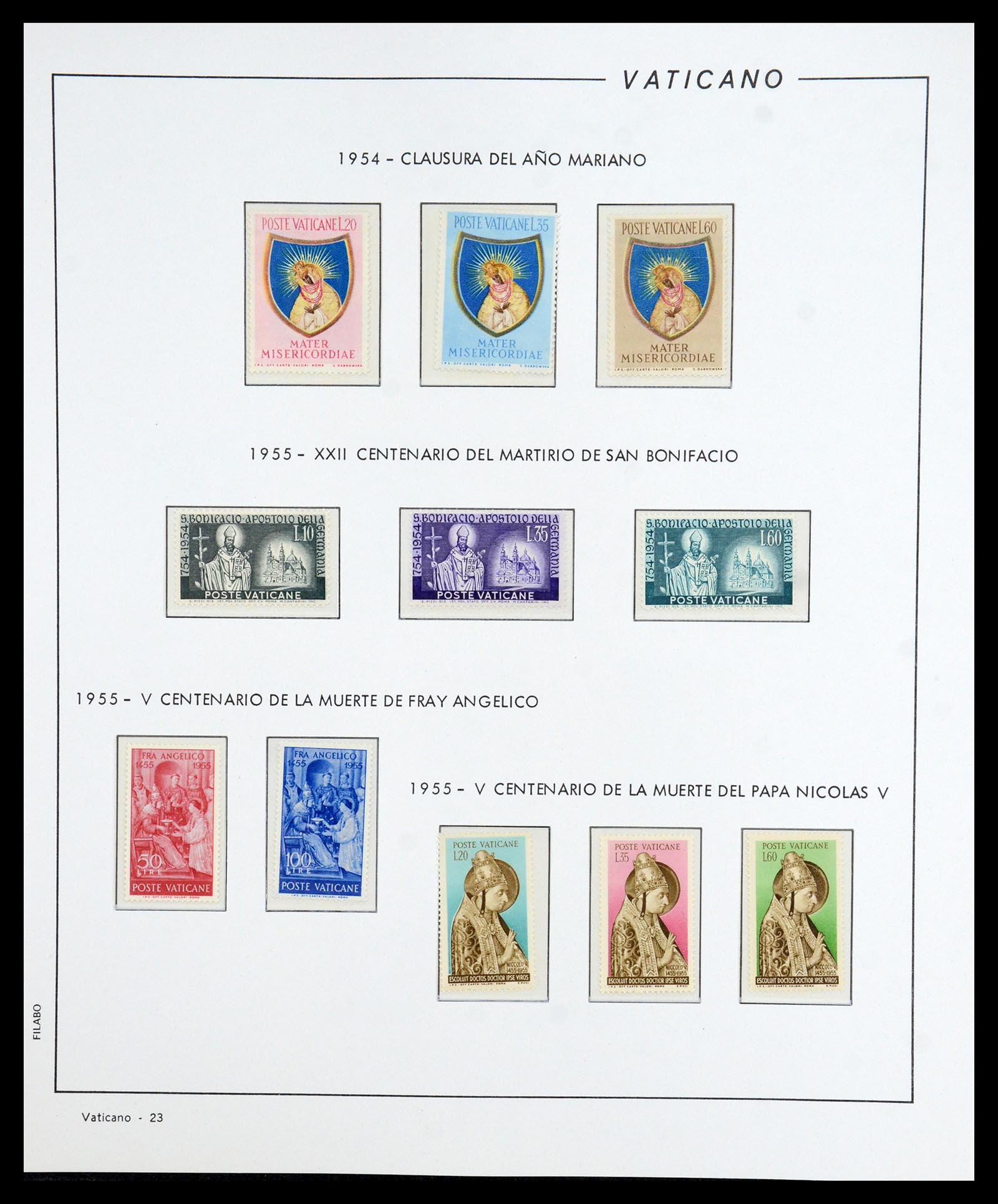 36447 024 - Postzegelverzameling 36447 Vaticaan 1852-1985.