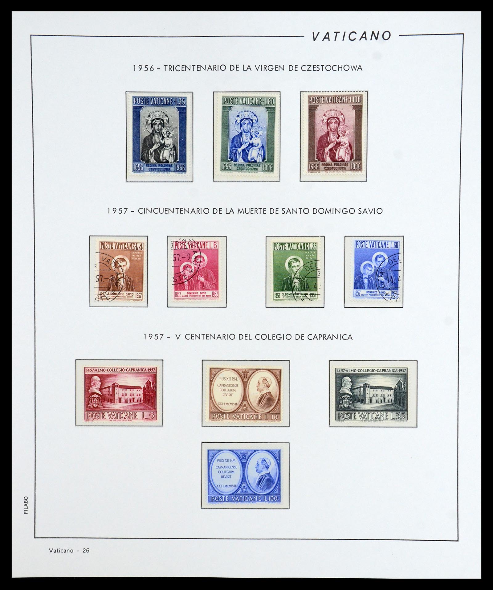36447 027 - Postzegelverzameling 36447 Vaticaan 1852-1985.