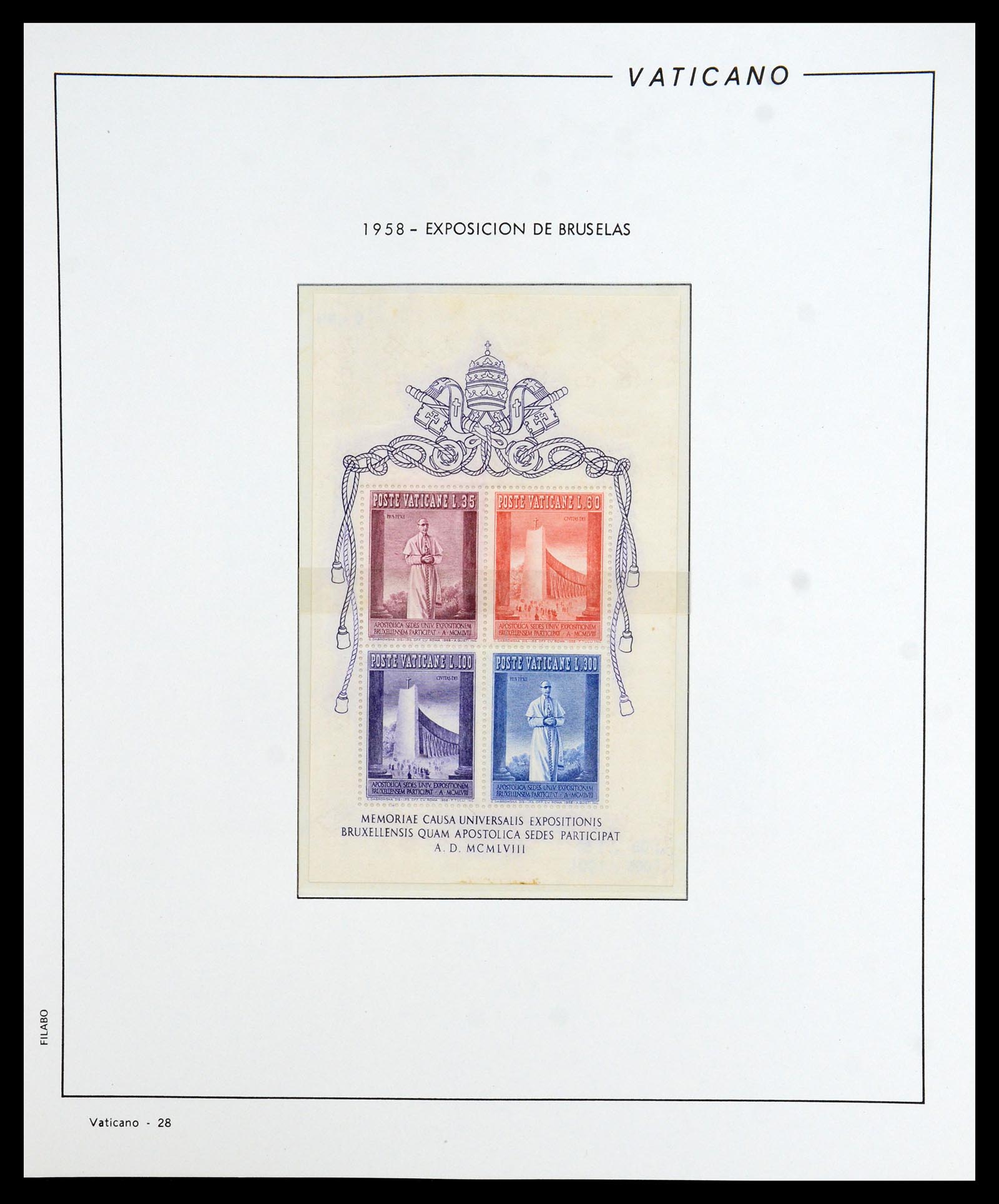 36447 029 - Postzegelverzameling 36447 Vaticaan 1852-1985.