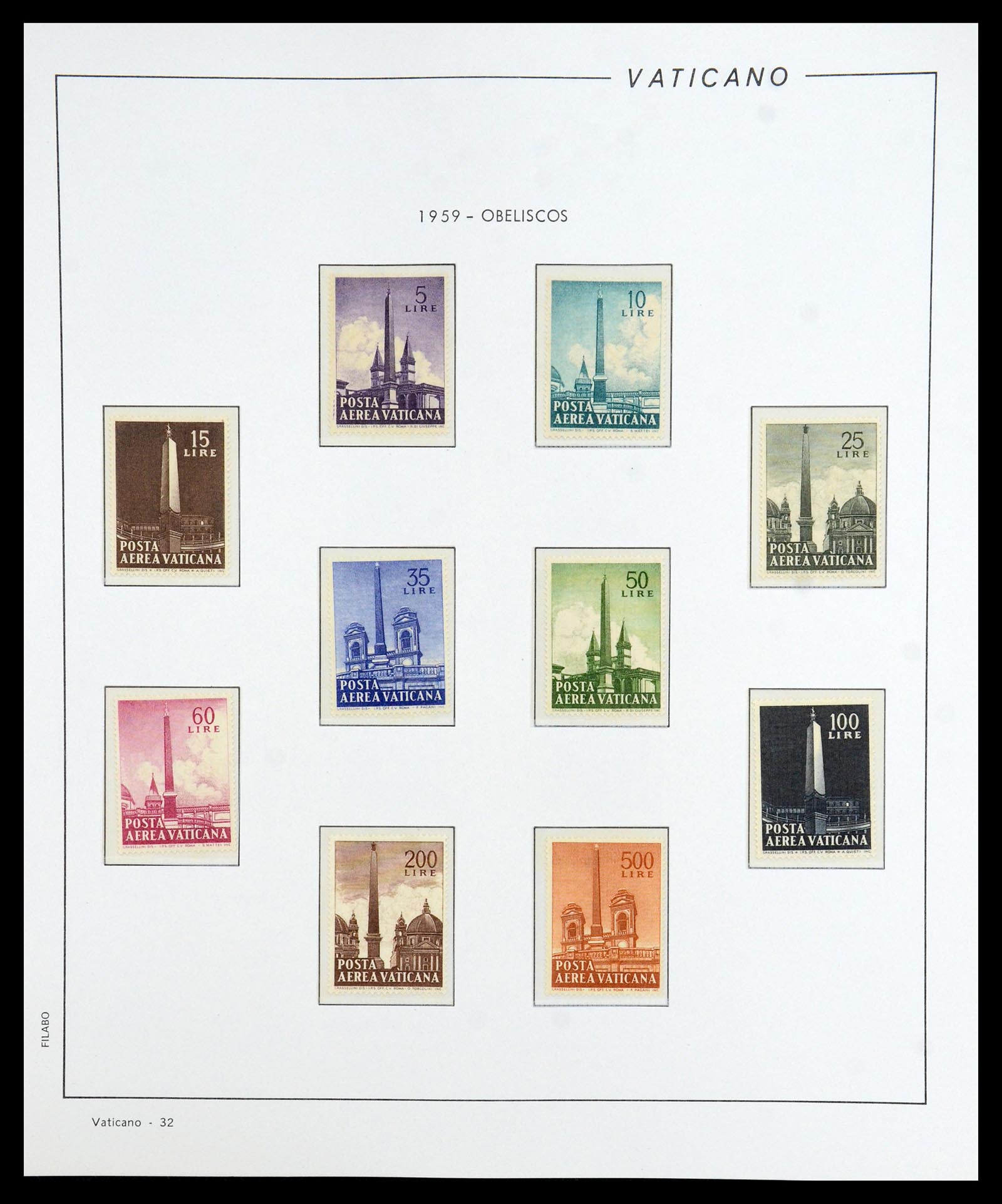 36447 033 - Postzegelverzameling 36447 Vaticaan 1852-1985.