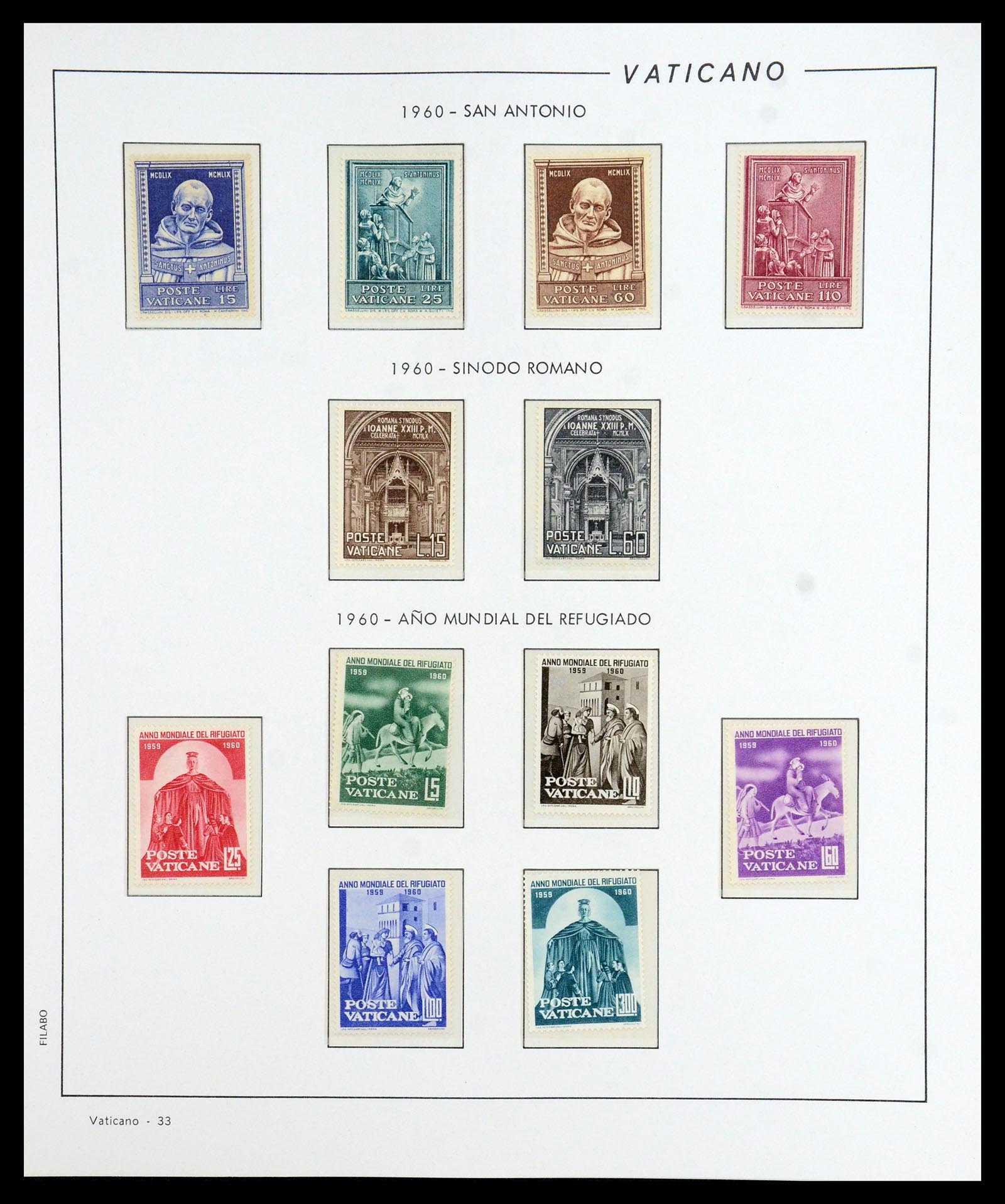 36447 034 - Postzegelverzameling 36447 Vaticaan 1852-1985.
