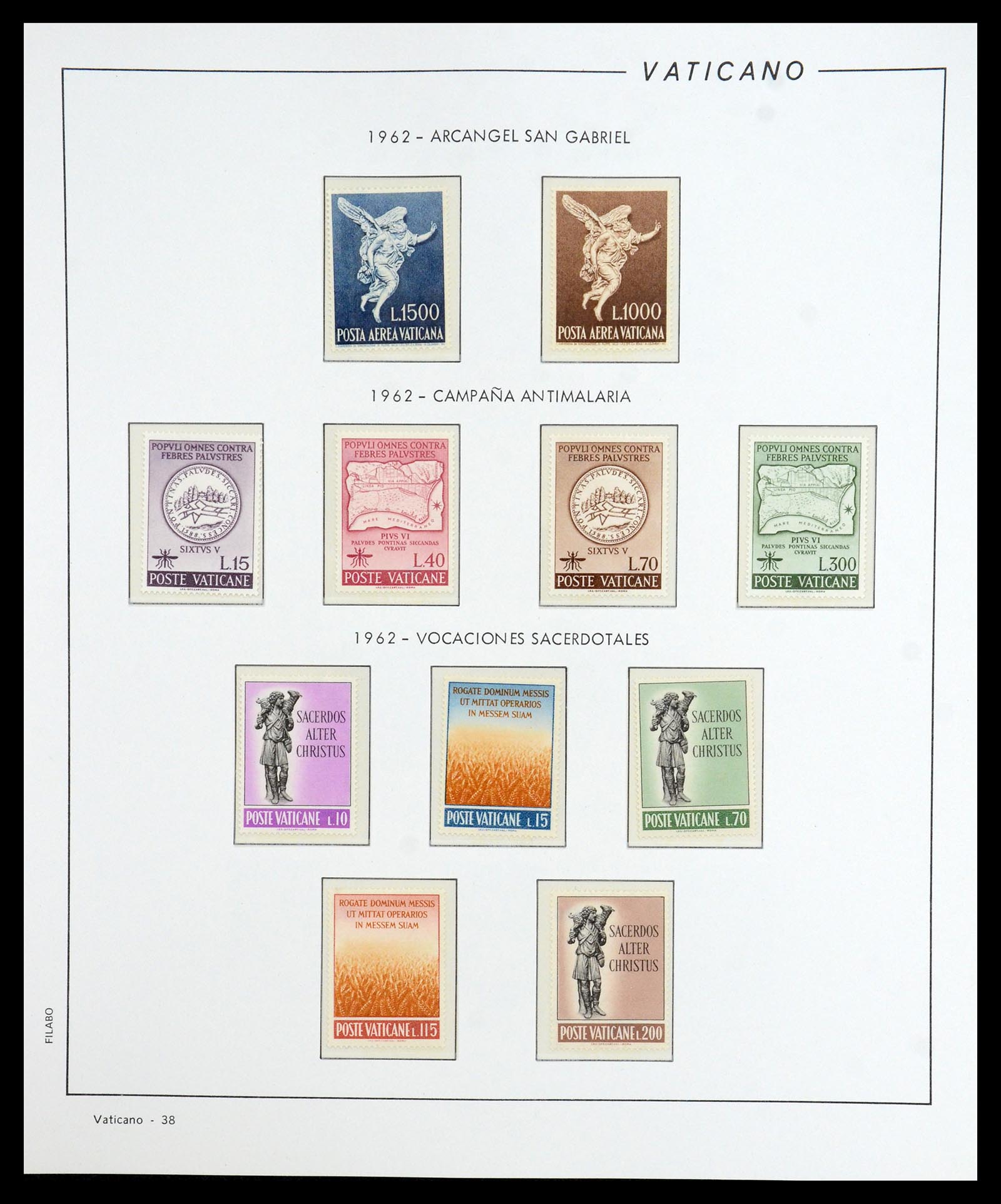 36447 039 - Postzegelverzameling 36447 Vaticaan 1852-1985.