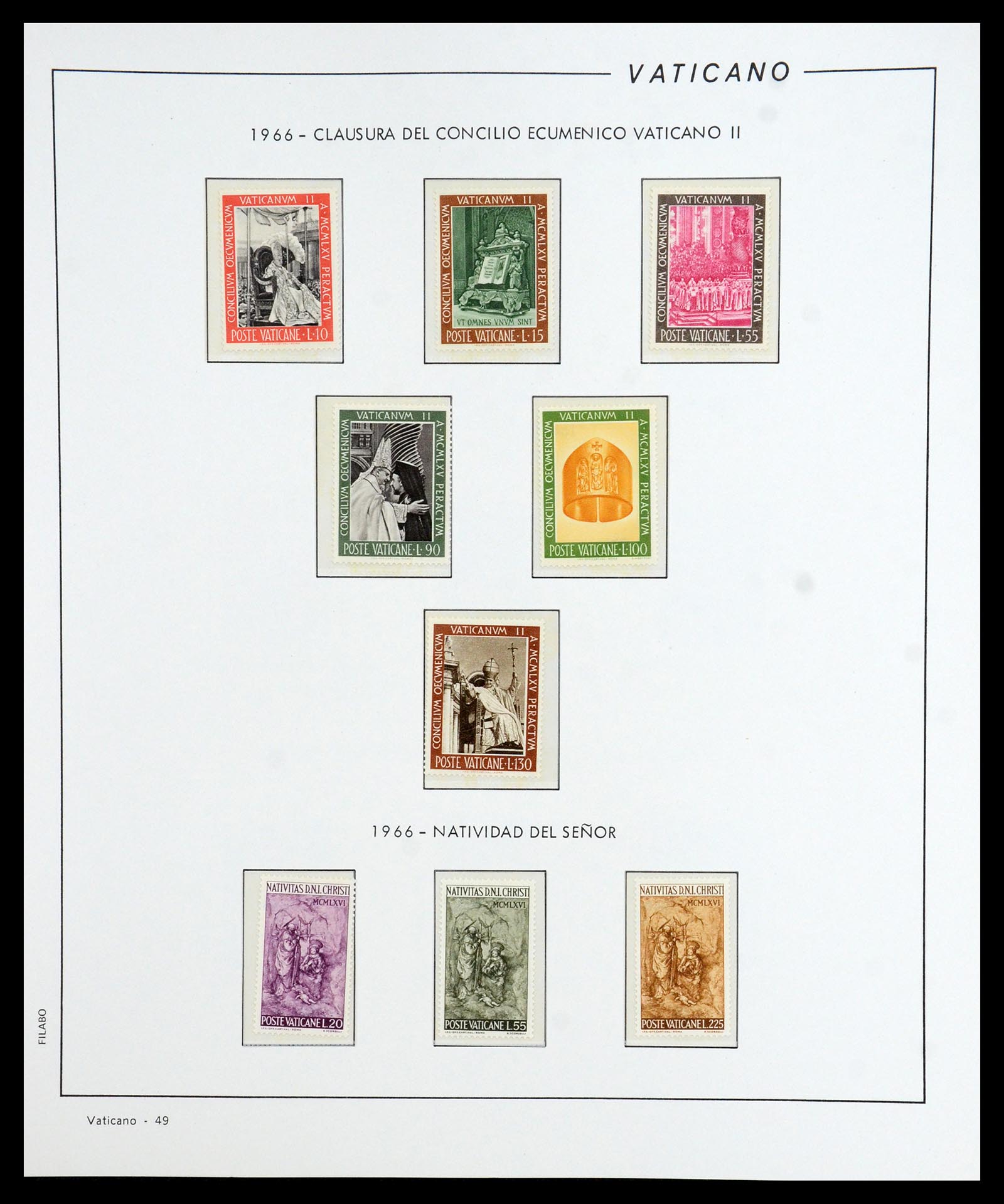 36447 050 - Postzegelverzameling 36447 Vaticaan 1852-1985.