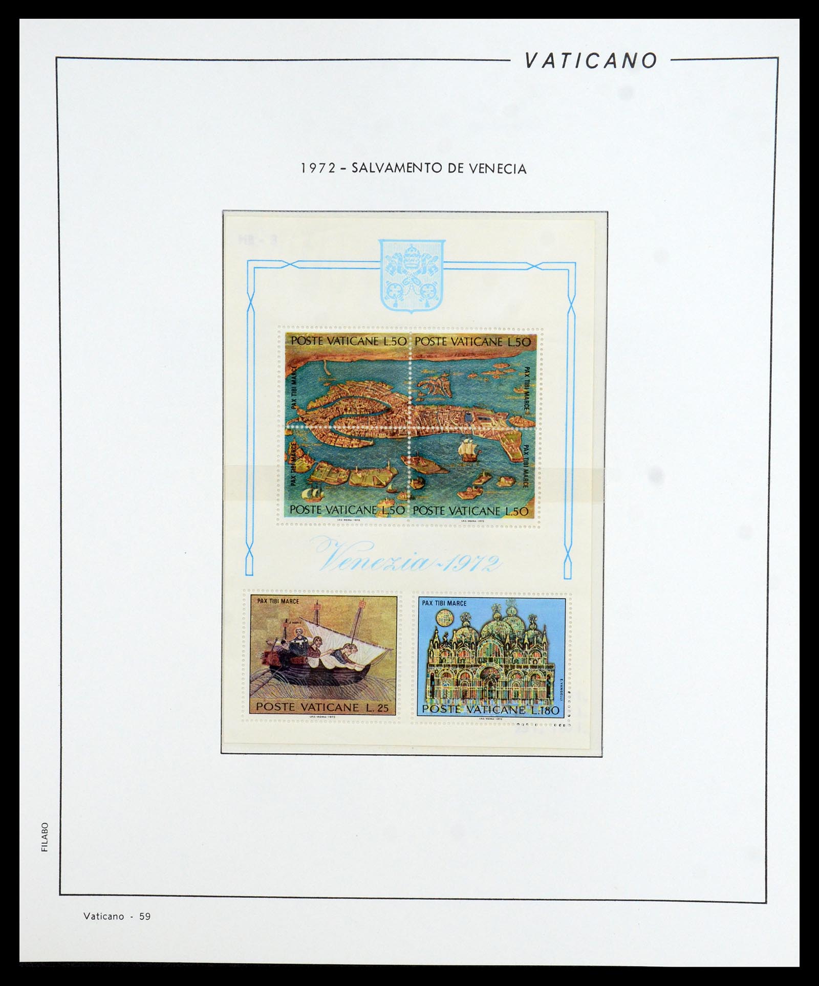 36447 060 - Postzegelverzameling 36447 Vaticaan 1852-1985.