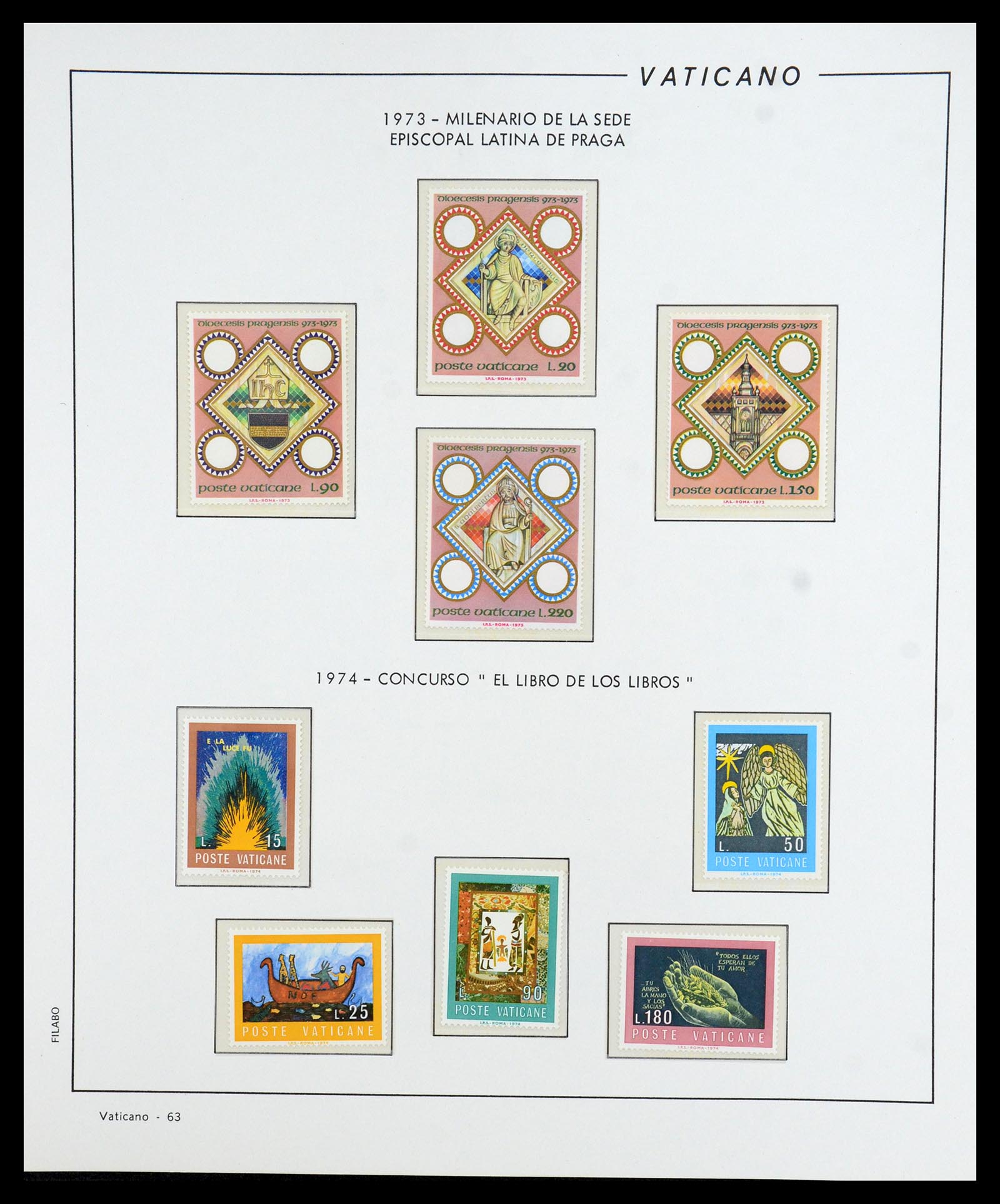 36447 064 - Postzegelverzameling 36447 Vaticaan 1852-1985.