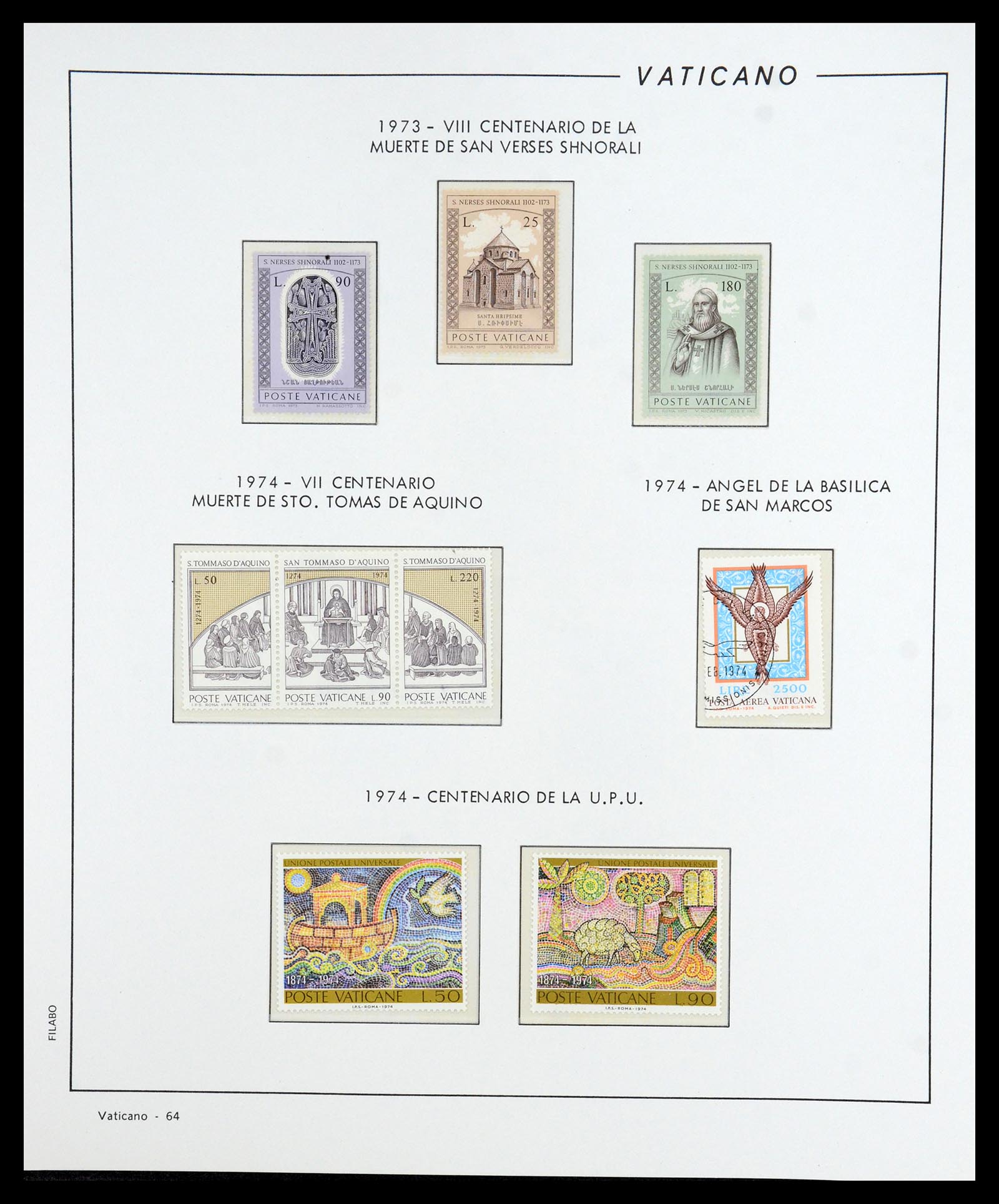 36447 065 - Postzegelverzameling 36447 Vaticaan 1852-1985.