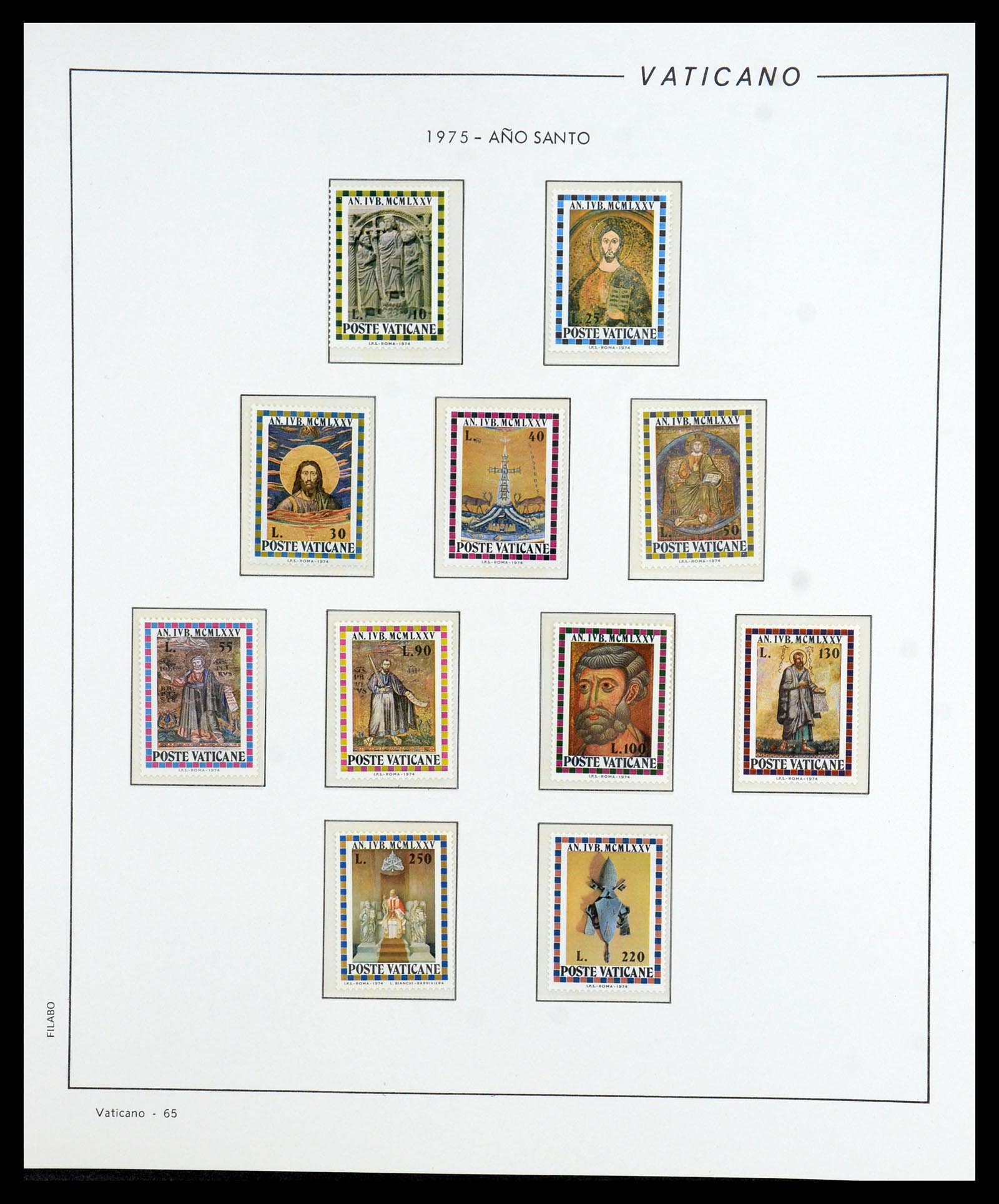 36447 066 - Postzegelverzameling 36447 Vaticaan 1852-1985.