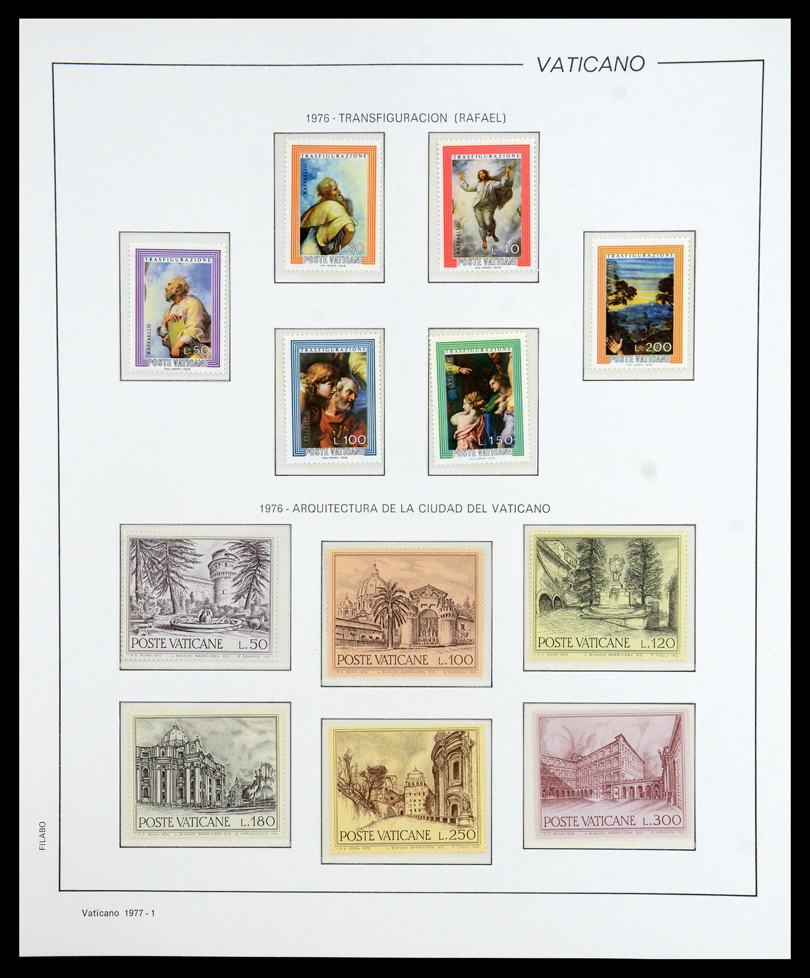 36447 070 - Postzegelverzameling 36447 Vaticaan 1852-1985.