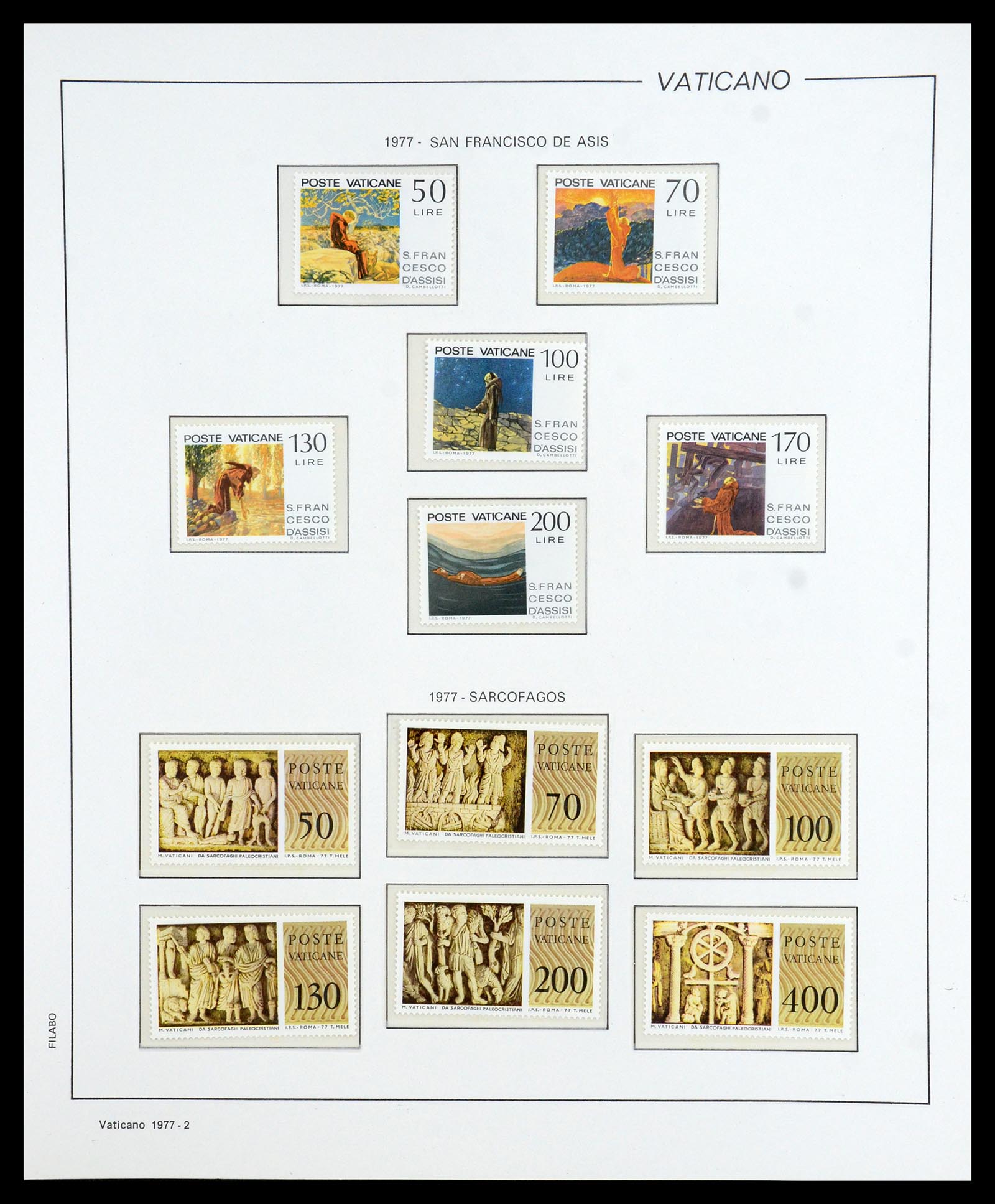 36447 071 - Postzegelverzameling 36447 Vaticaan 1852-1985.