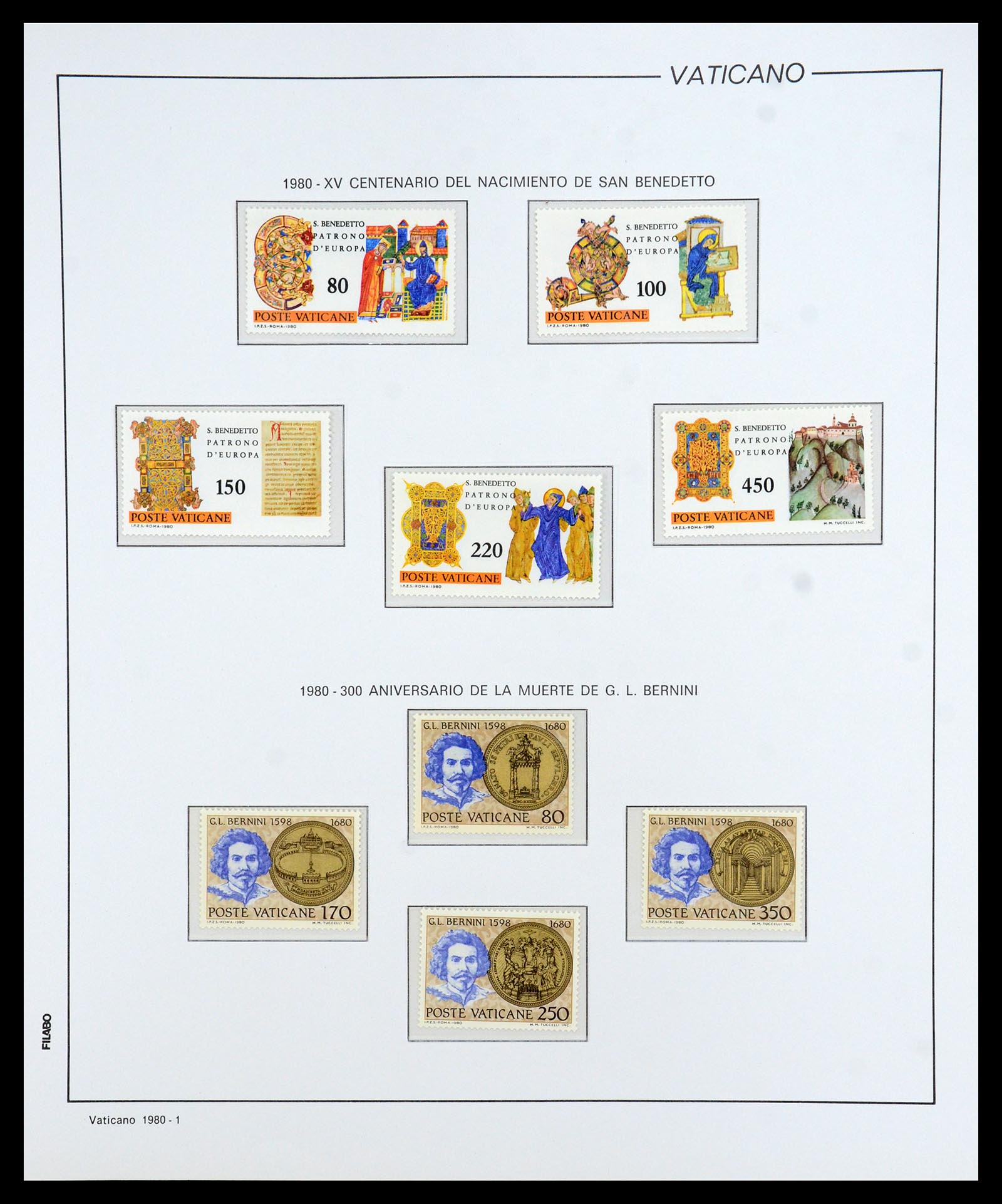 36447 079 - Postzegelverzameling 36447 Vaticaan 1852-1985.