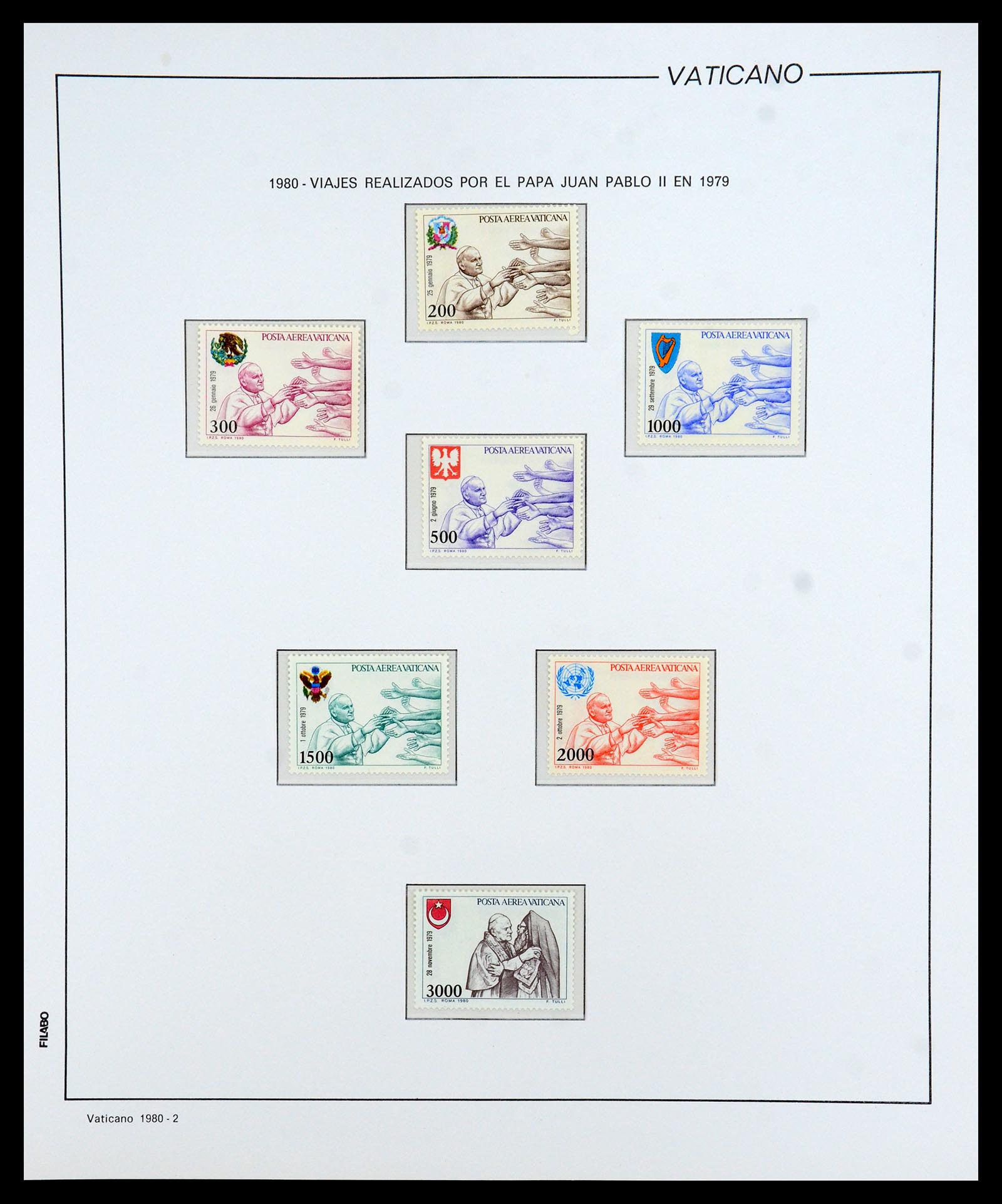 36447 080 - Postzegelverzameling 36447 Vaticaan 1852-1985.